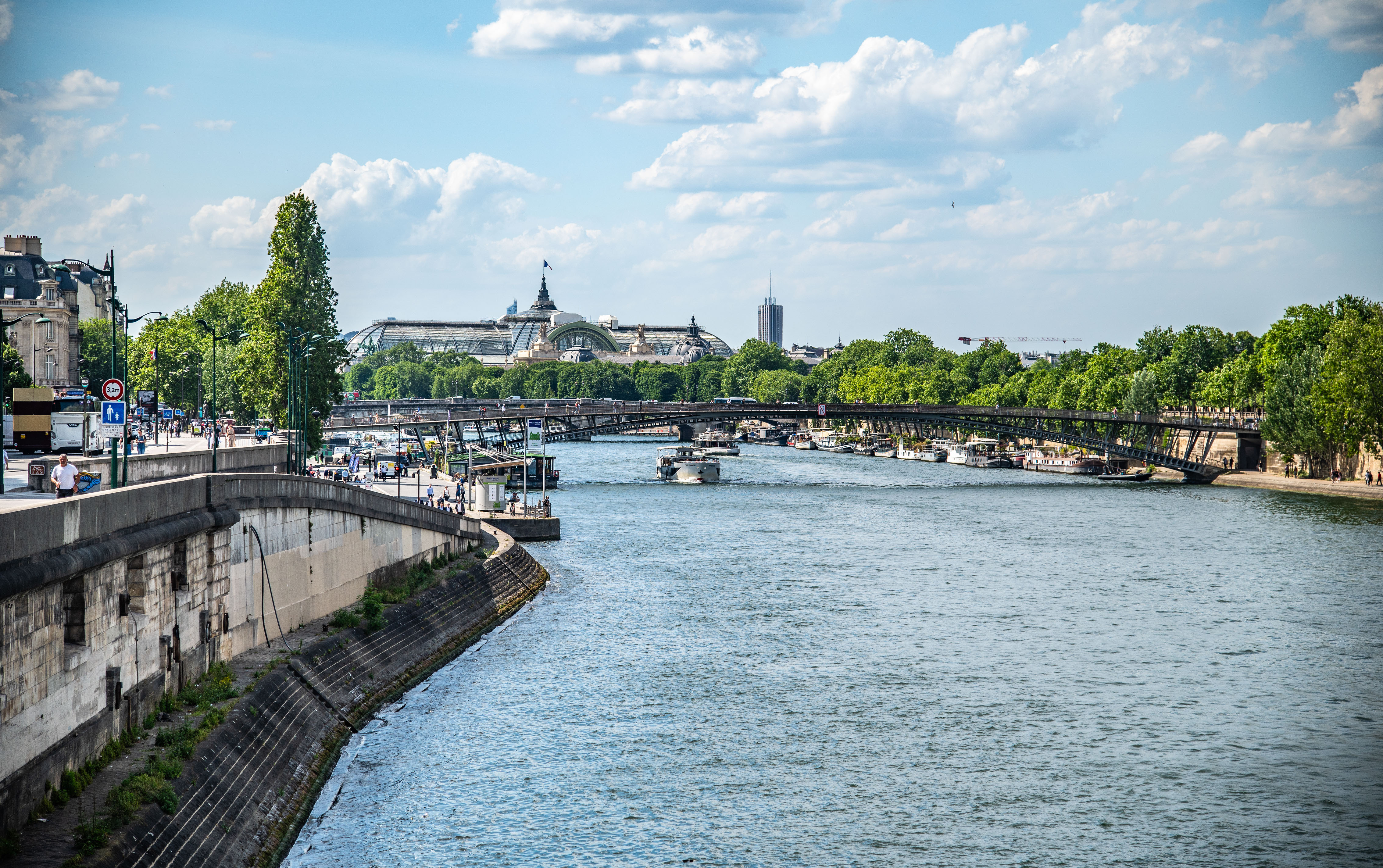 scenic view of the Seine River