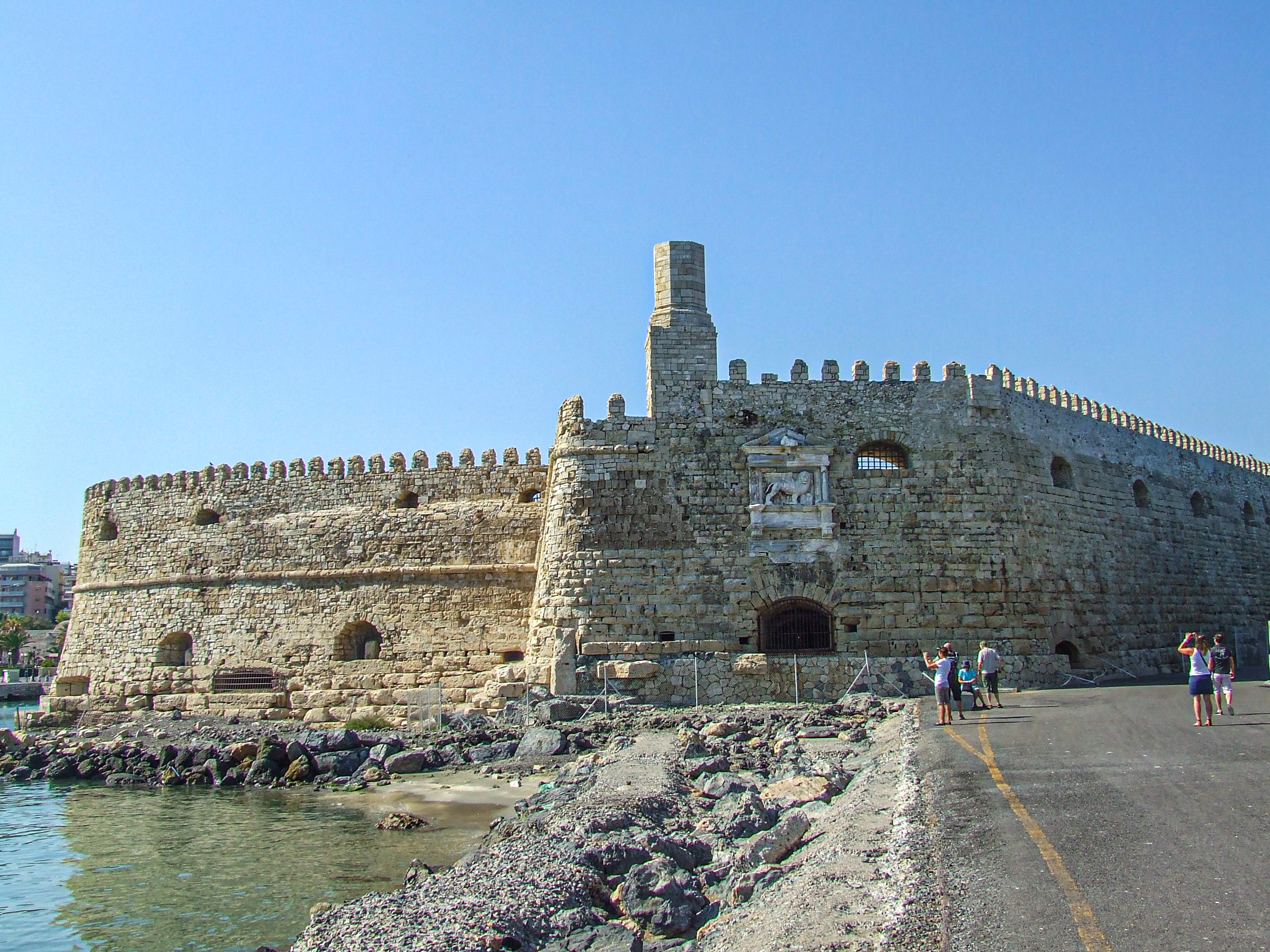 fortress situated by the sea