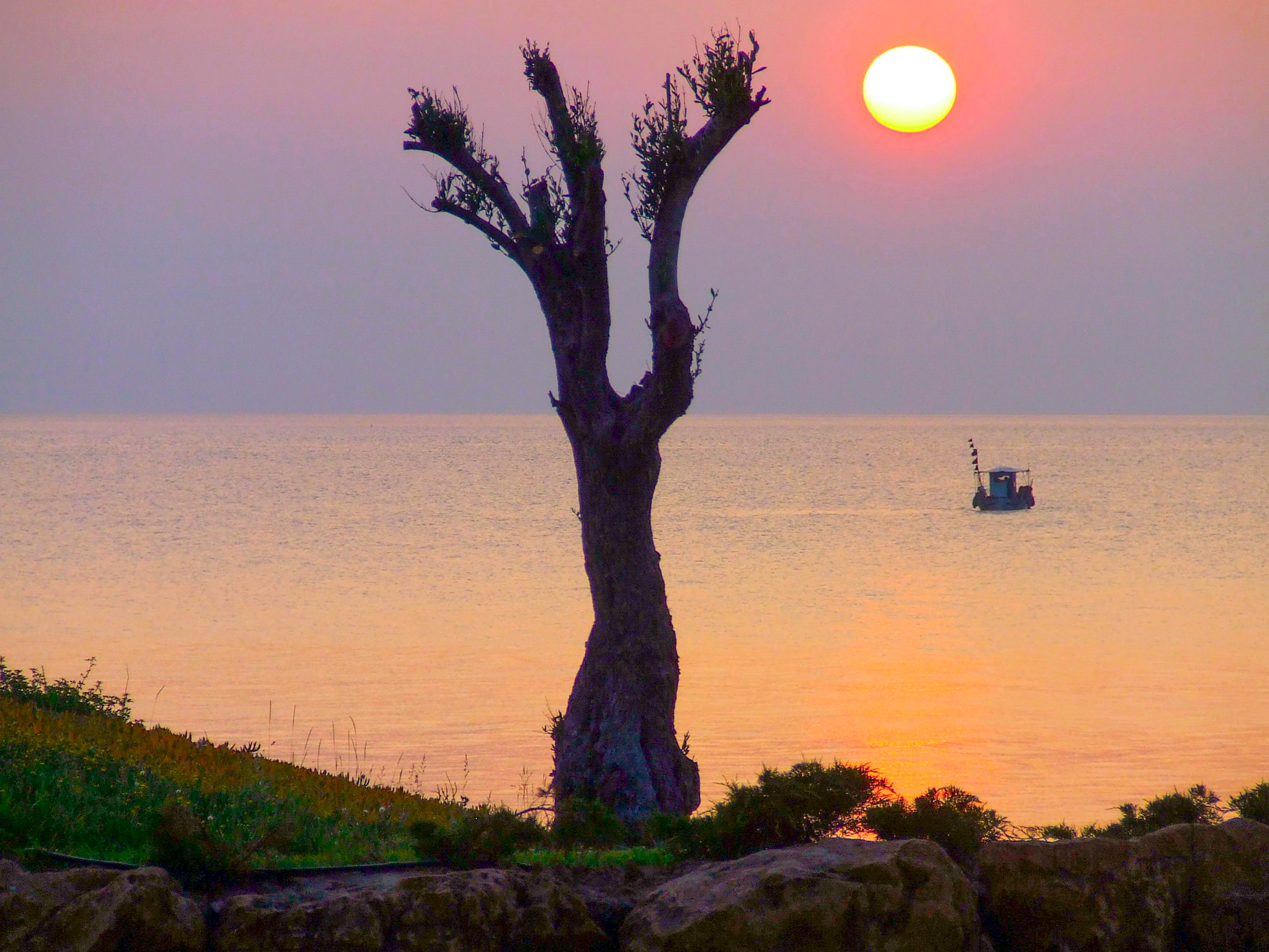 Sunset at Sani Resort