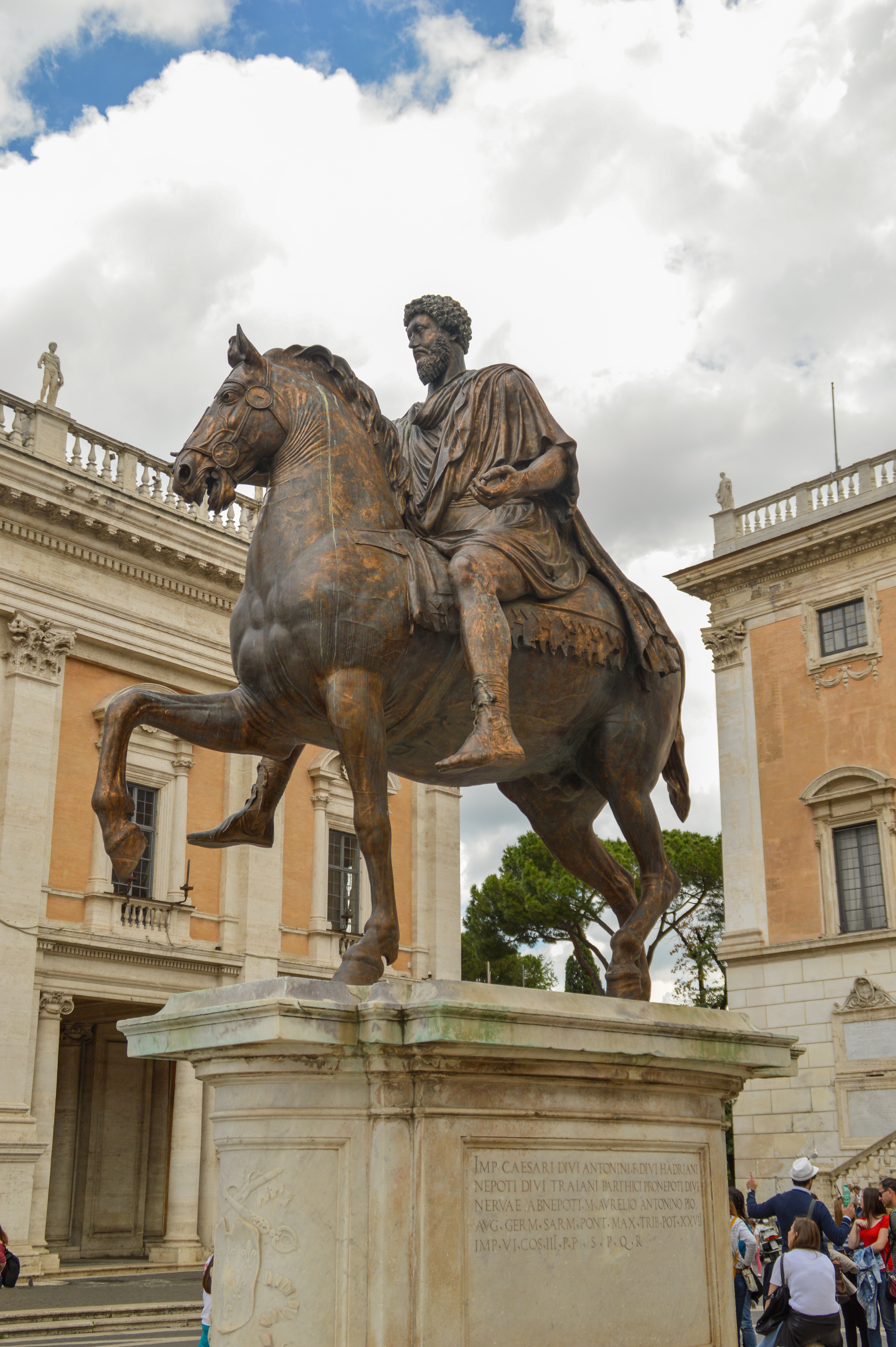 large equestrian statue