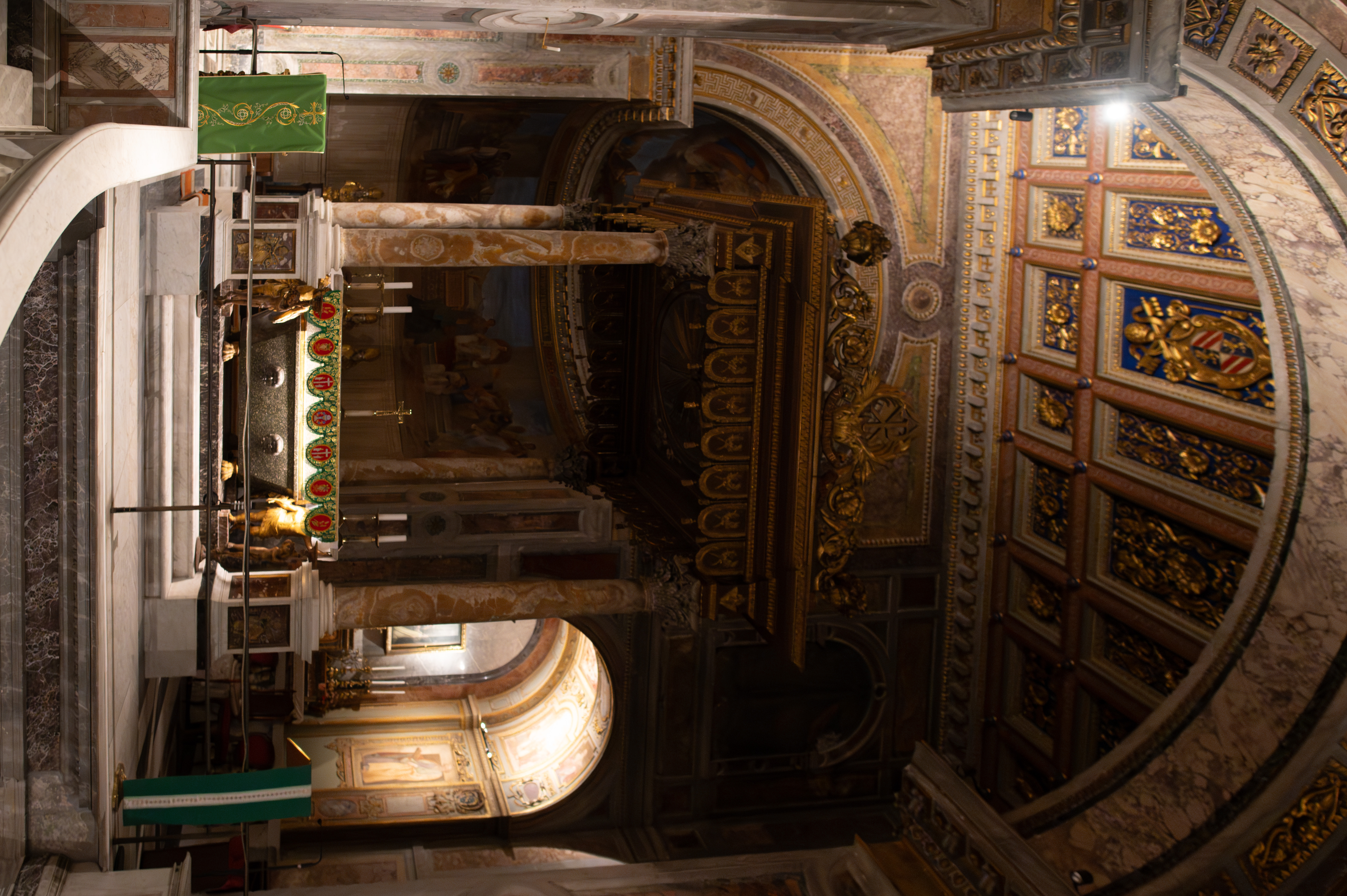 interior of a historic building