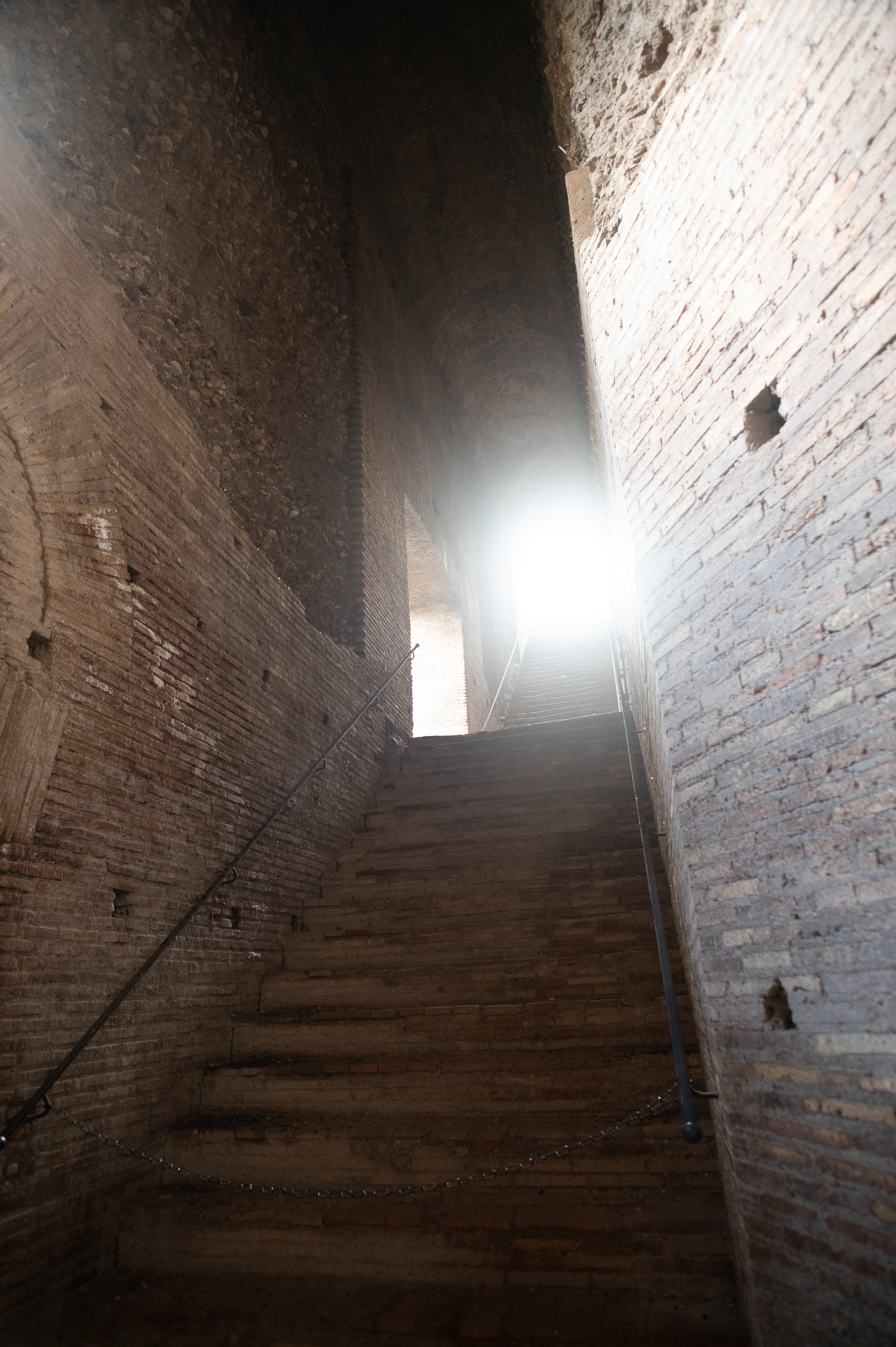 steep staircase made of stone