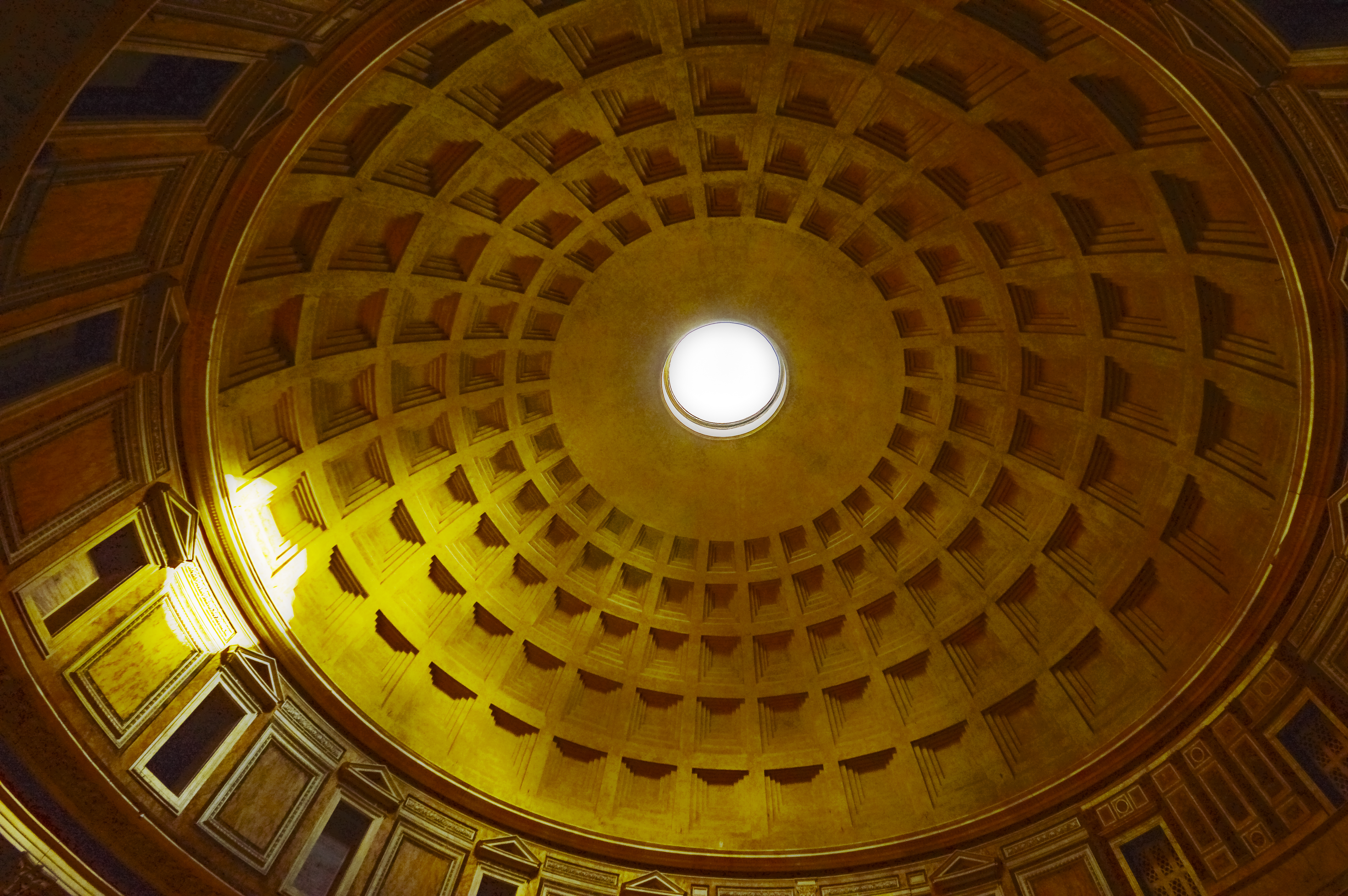 interior dome of a classical building