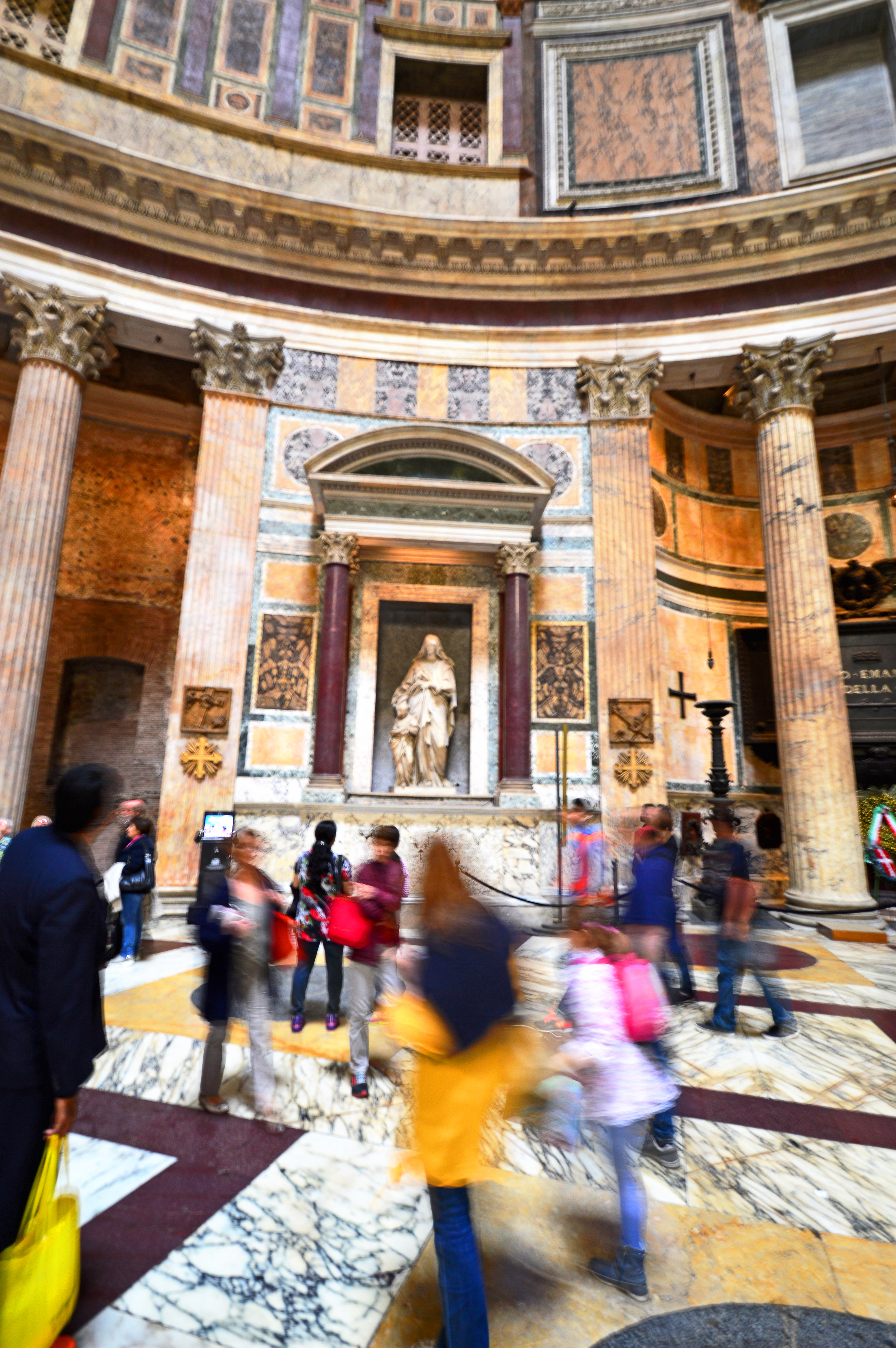interior of the Pantheon in Rome