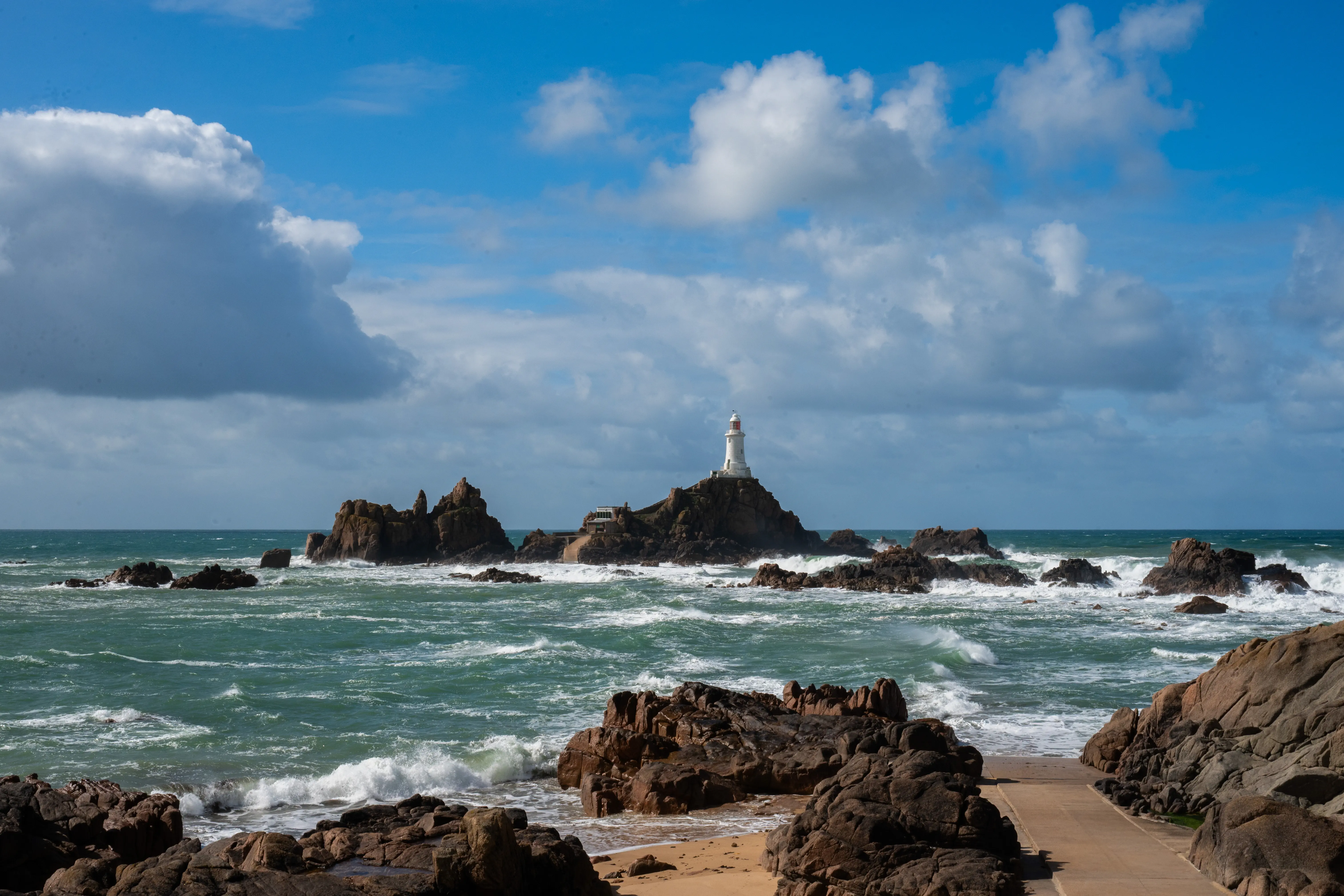 Corbière Lighthouse: A Beacon on Jersey's Rugged Coast