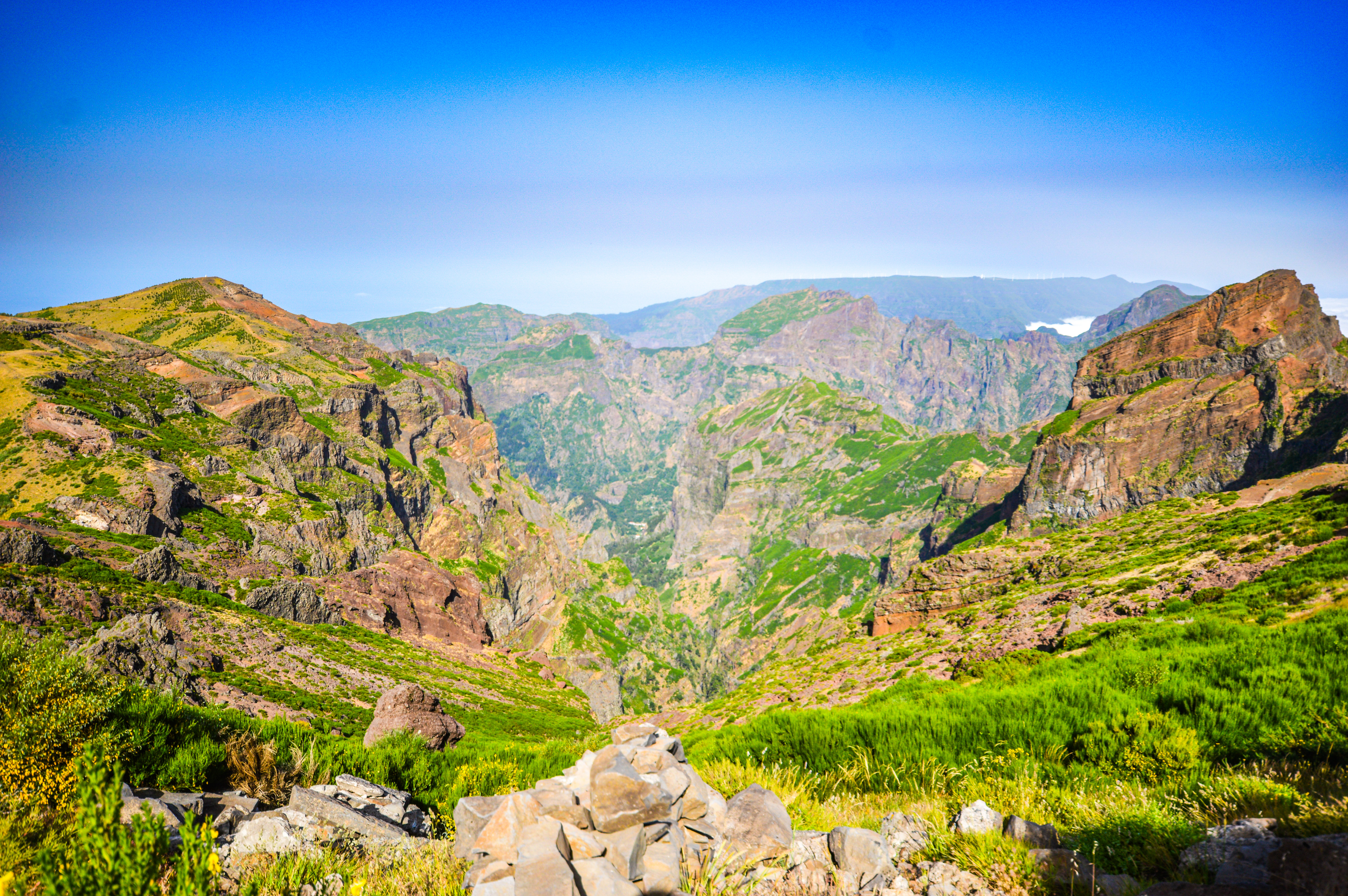 steep cliffs, deep valleys