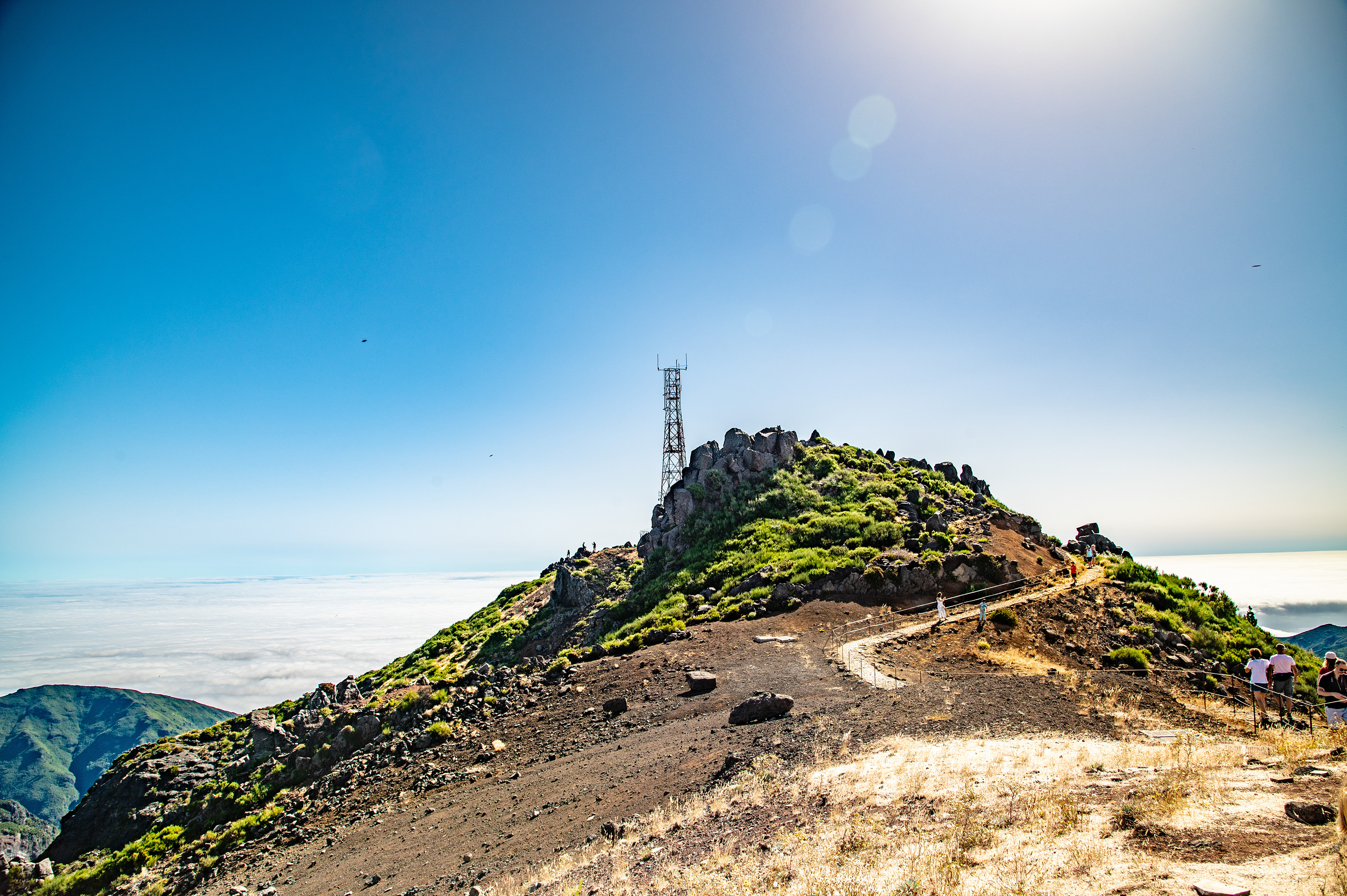 tall radio or communication tower