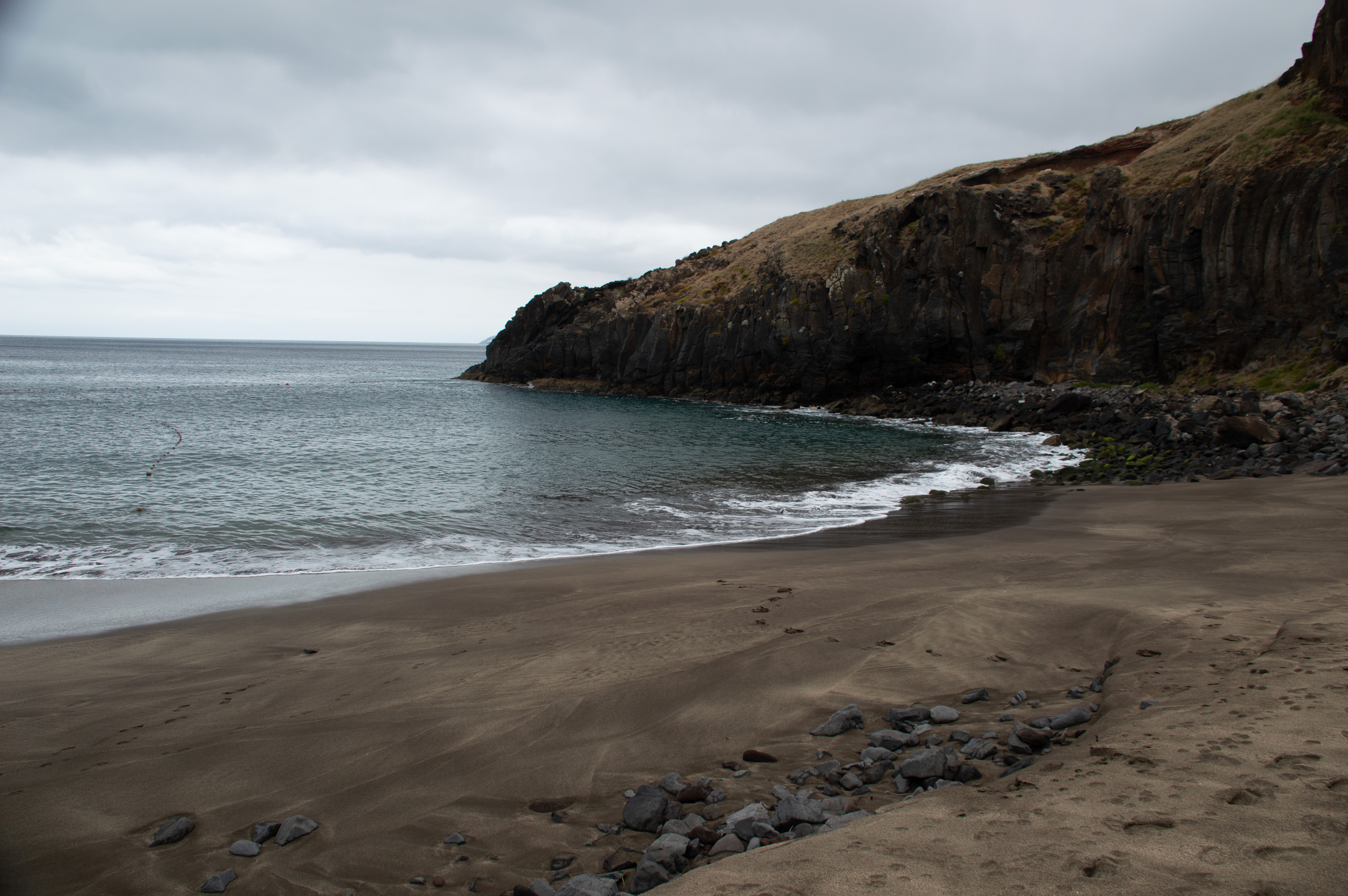 footprints in the sand