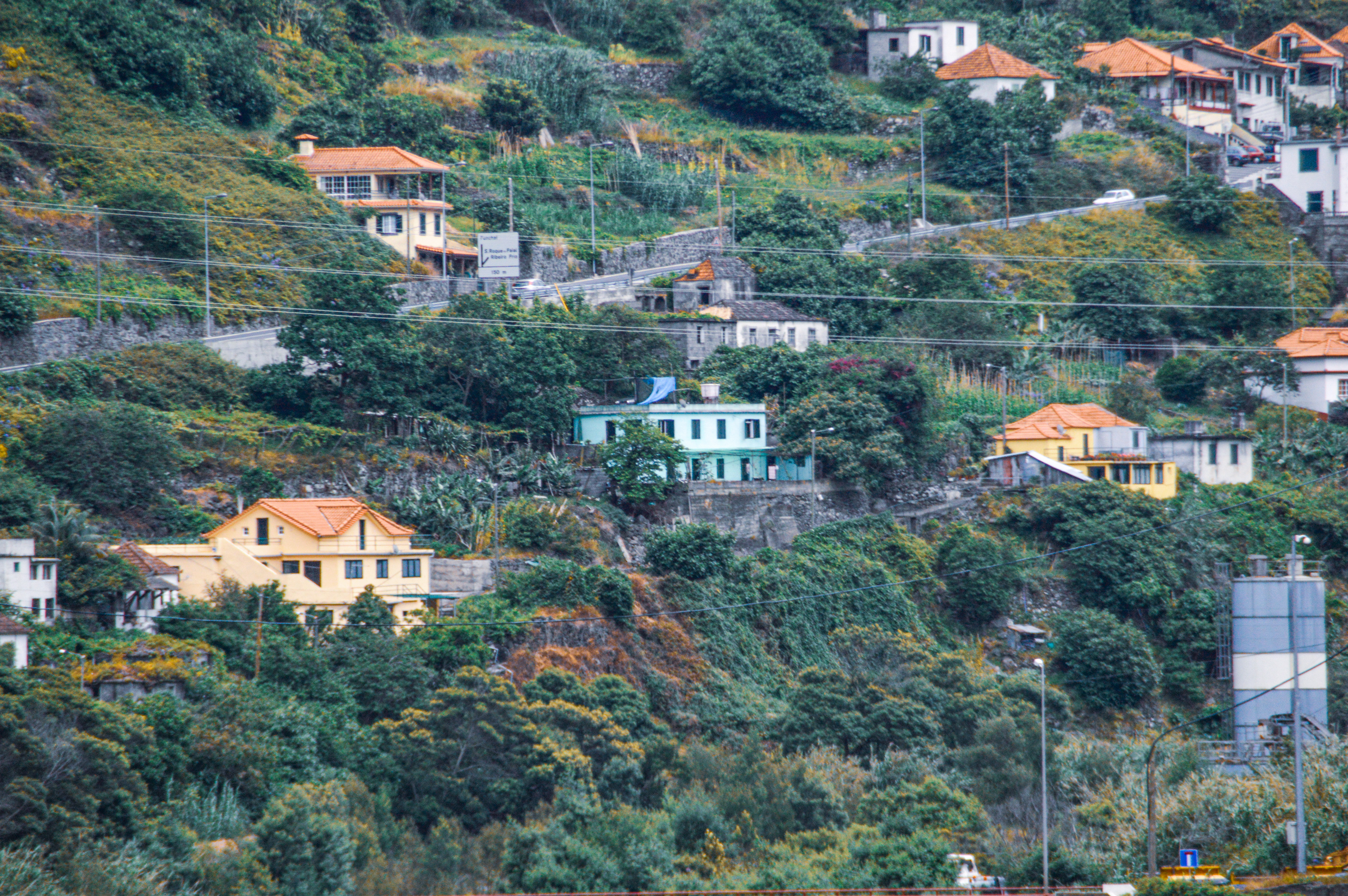 hillside village