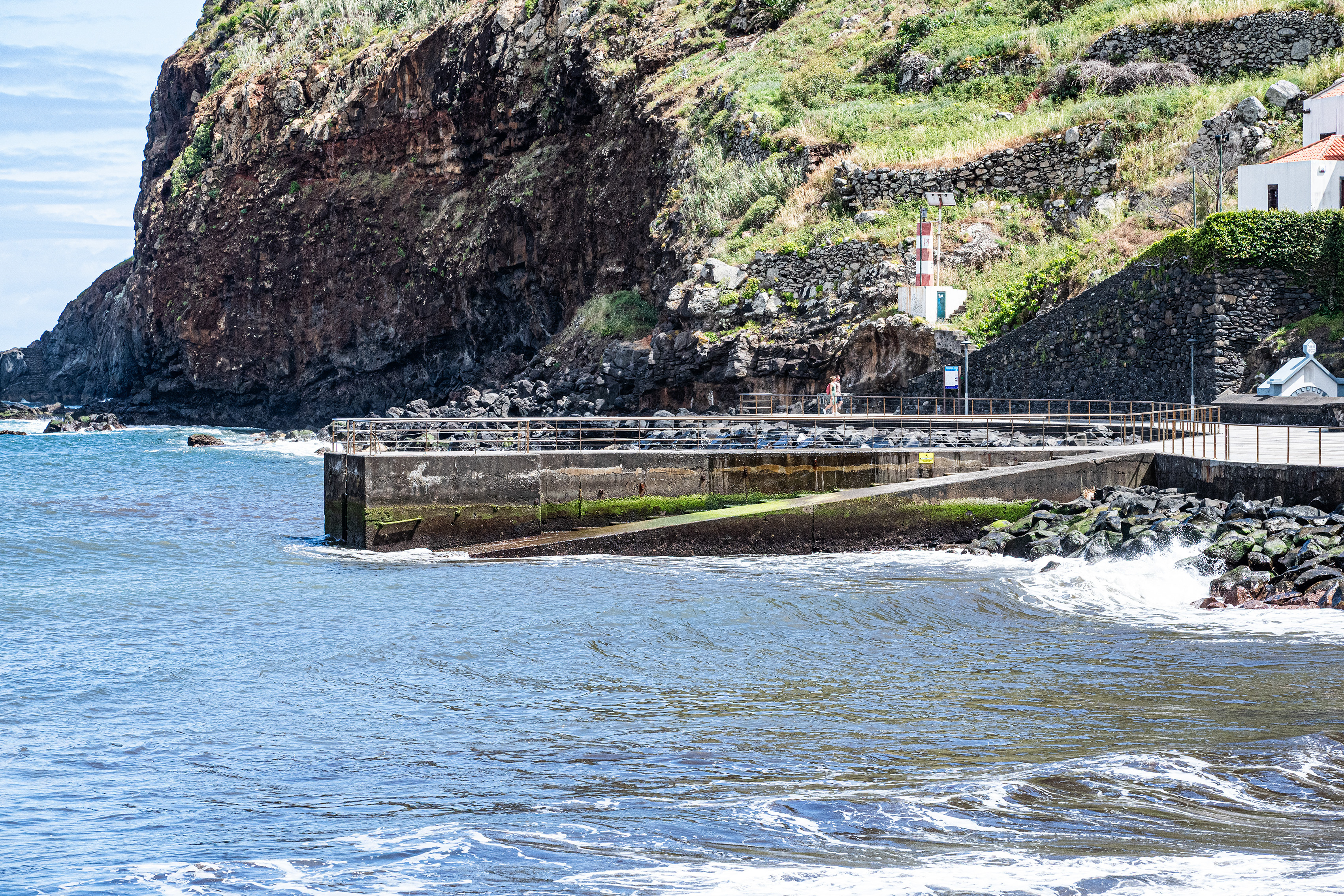 small pier extending into the water
