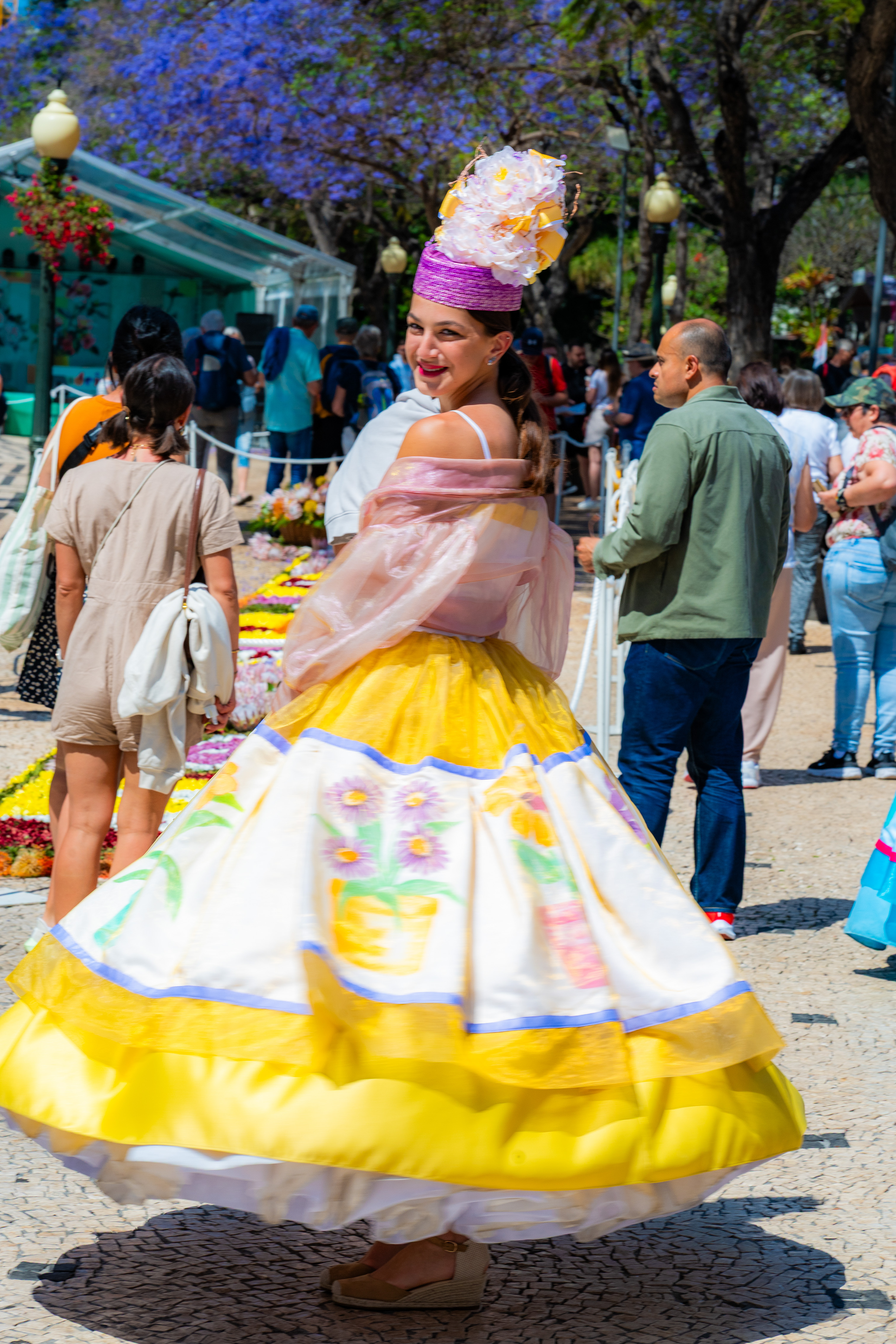 woman dressed in a traditional, elaborate costume