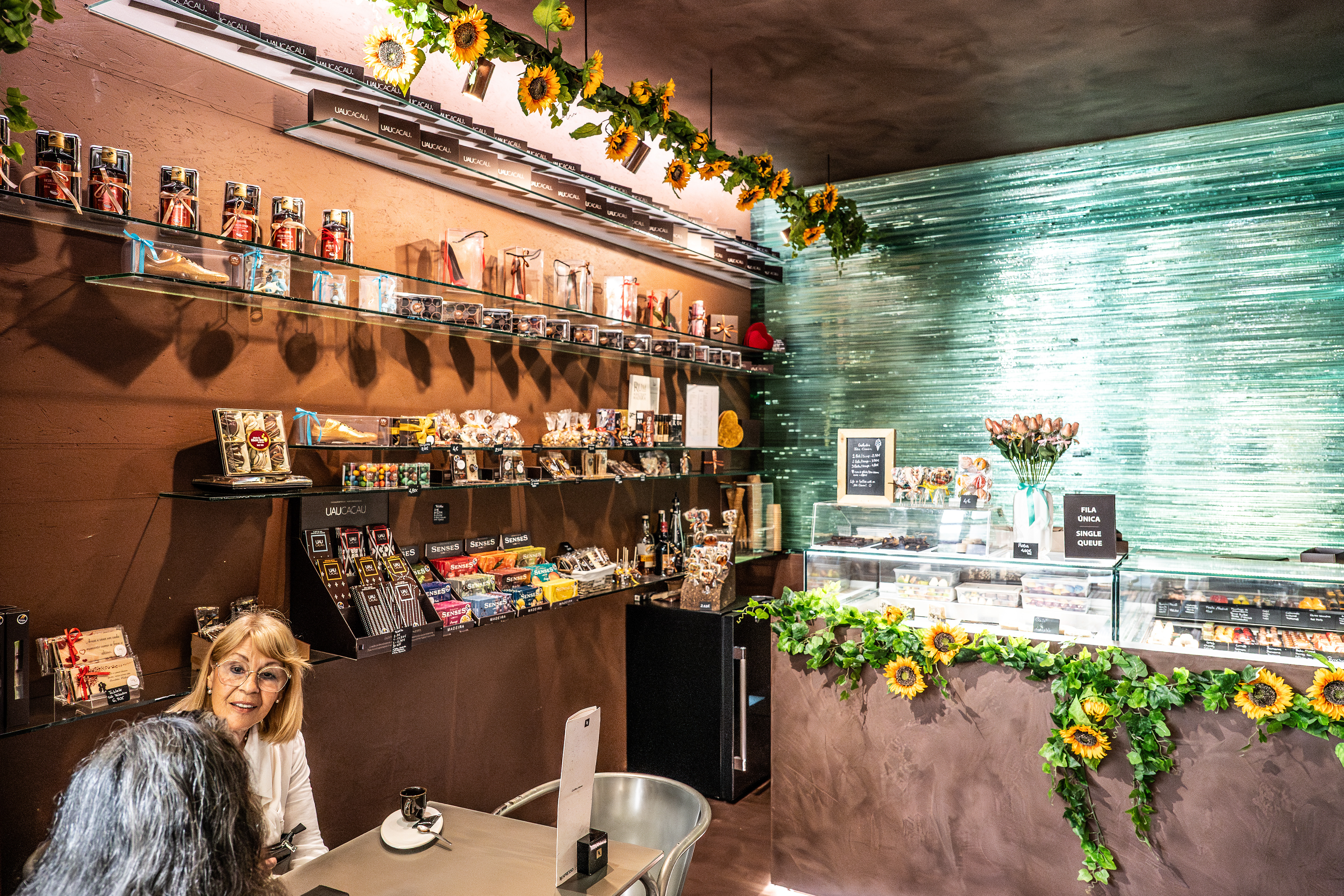 a well-organized shop with a variety of products on display