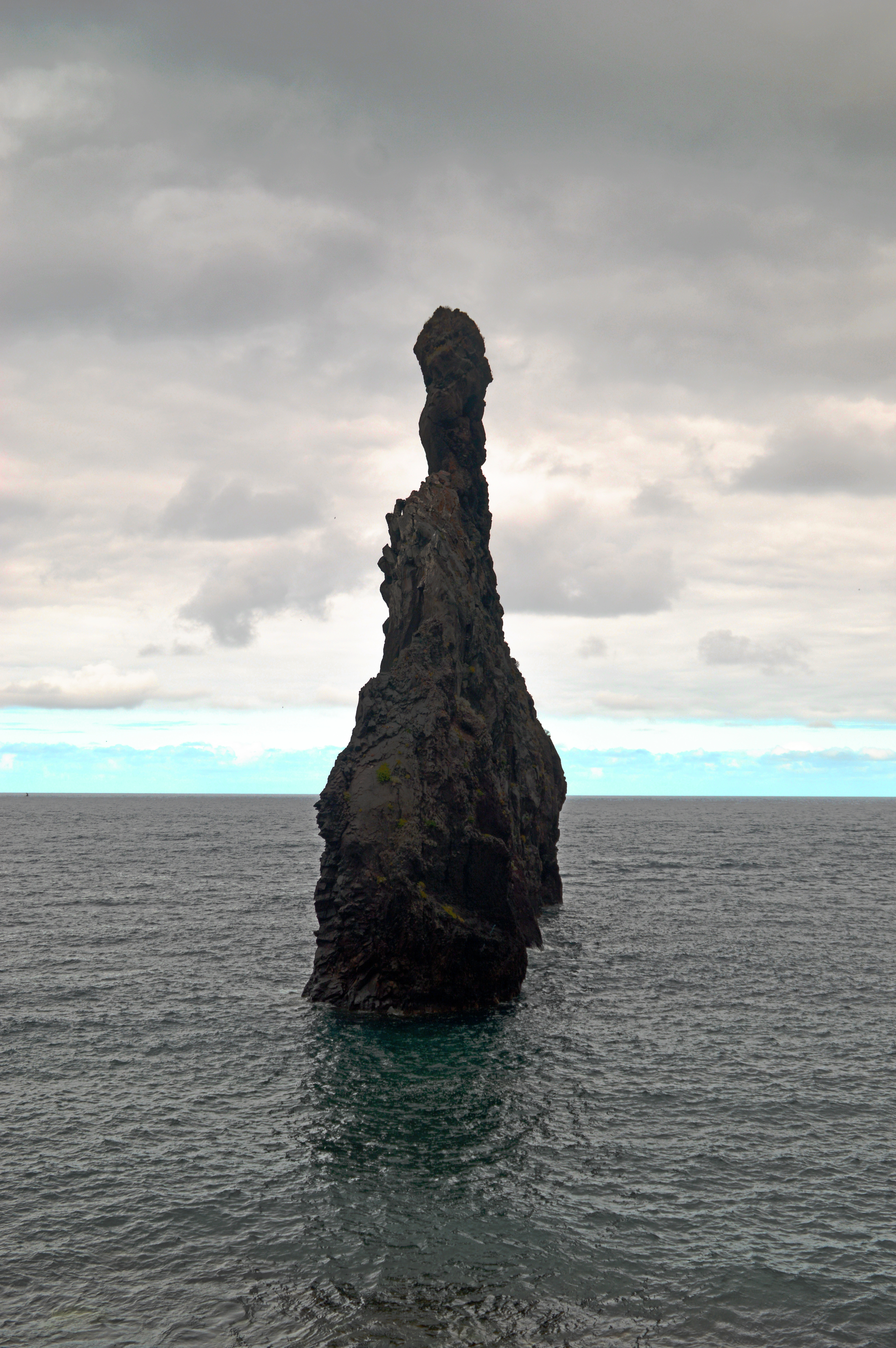 volcanic sea stack
