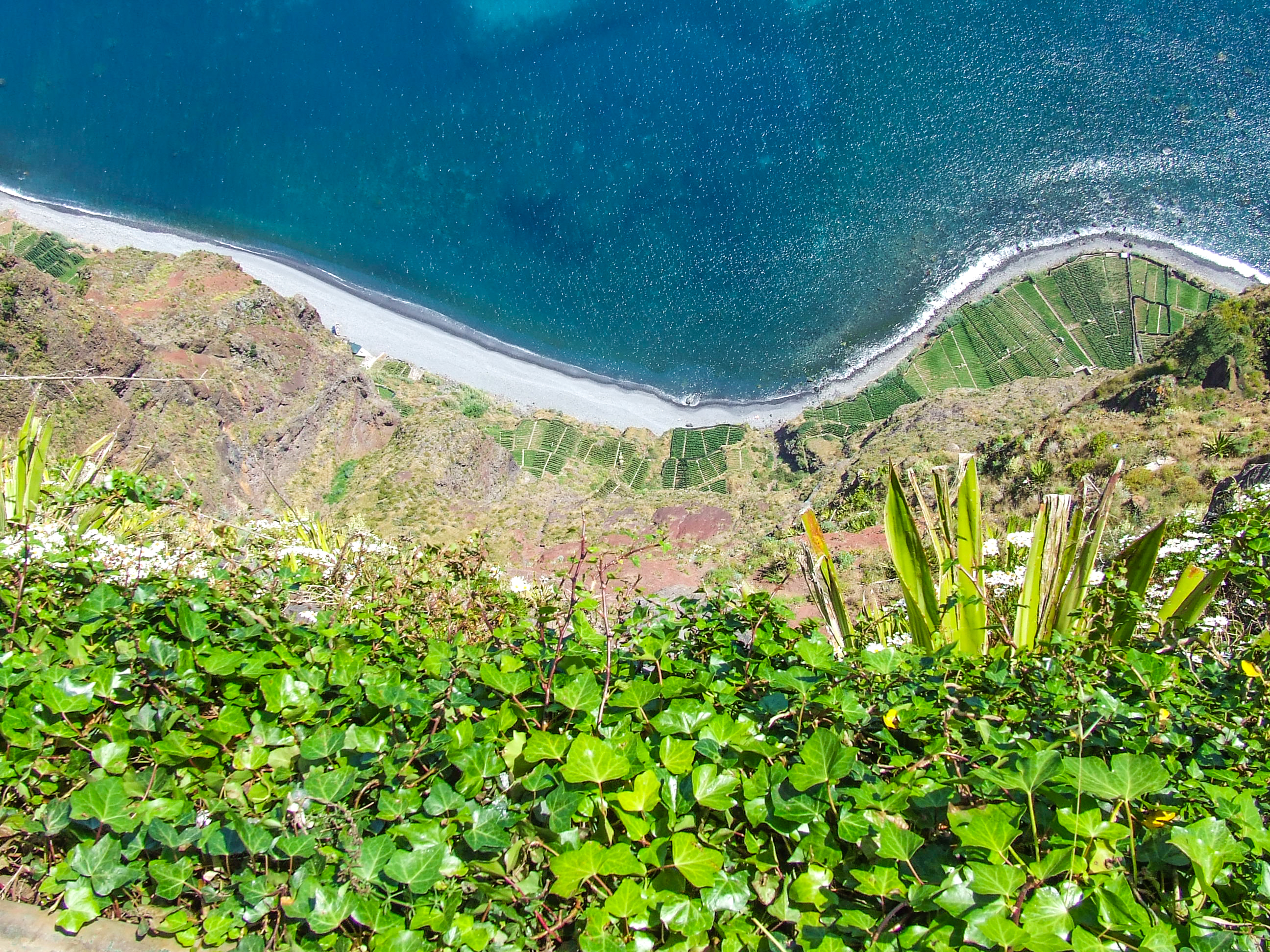 580 metres straight down