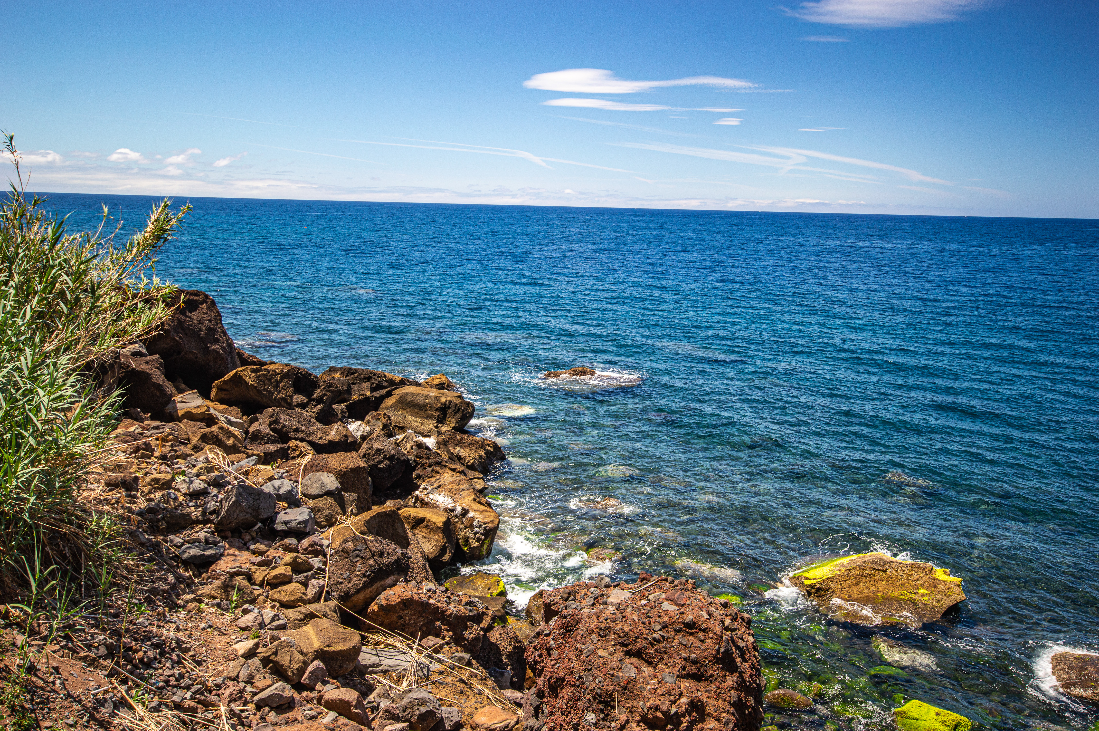 rugged, weathered rocks