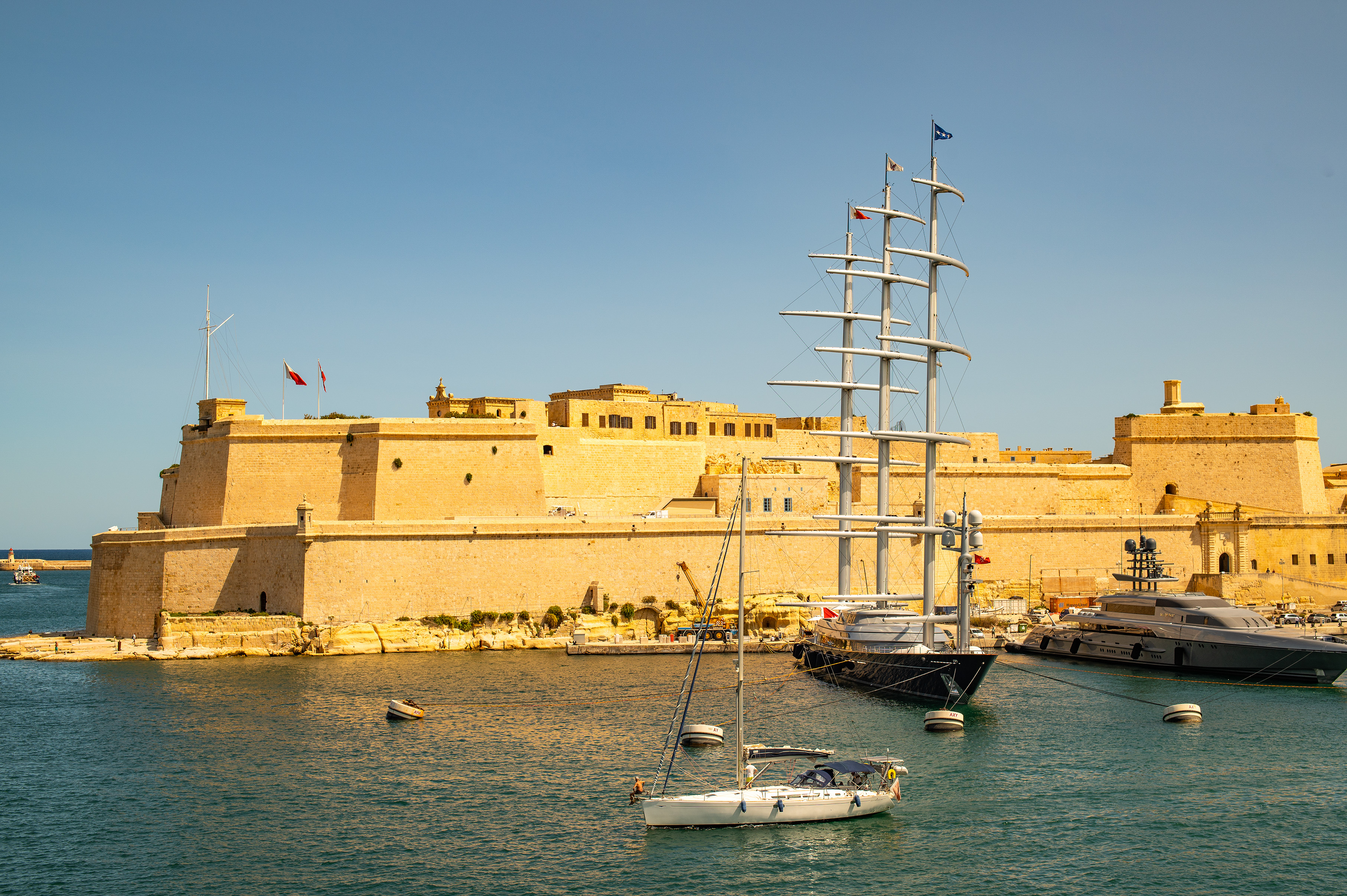 Fort St Angelo and The Maltese_Falcon