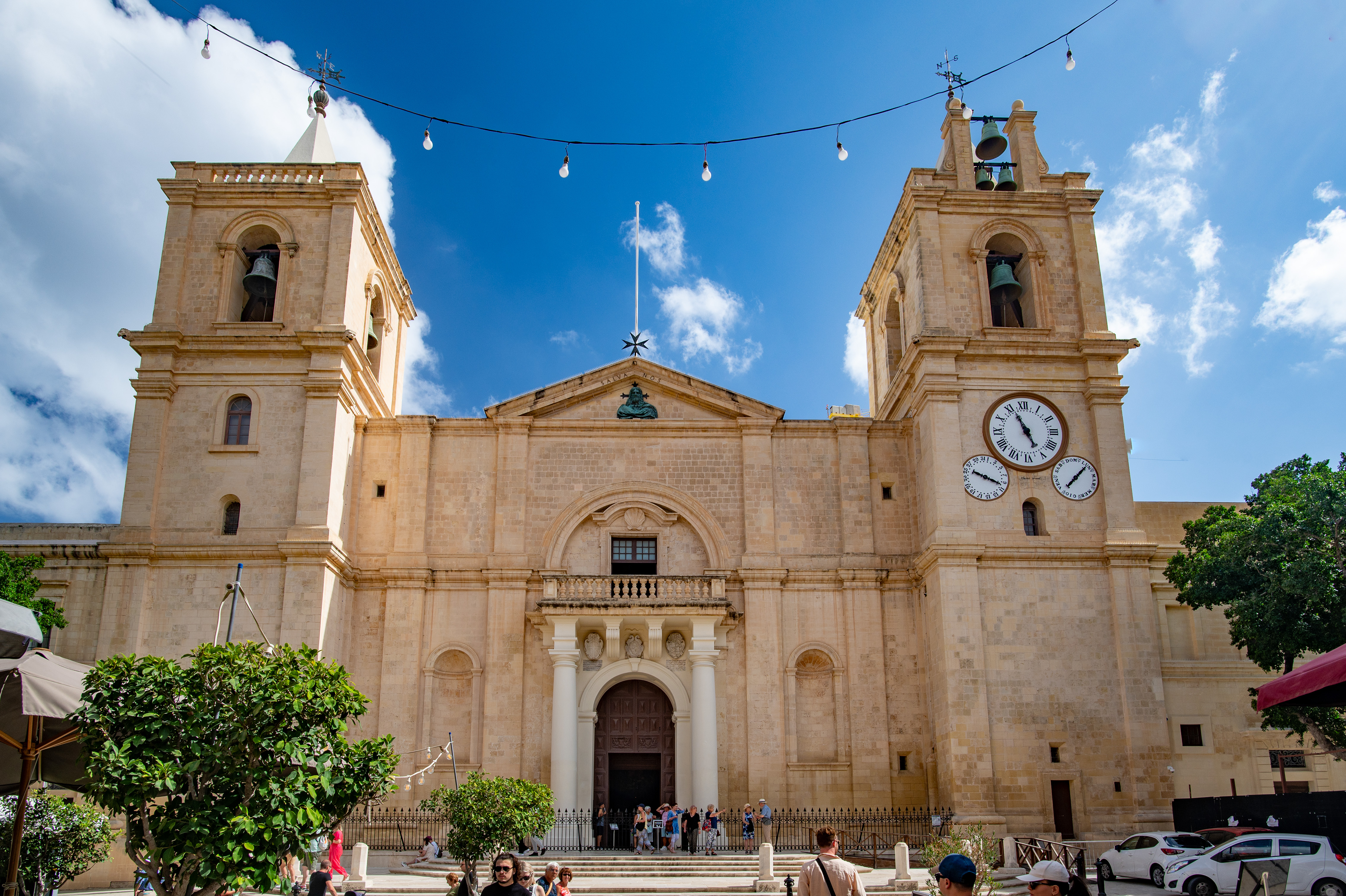 church with two bell towers