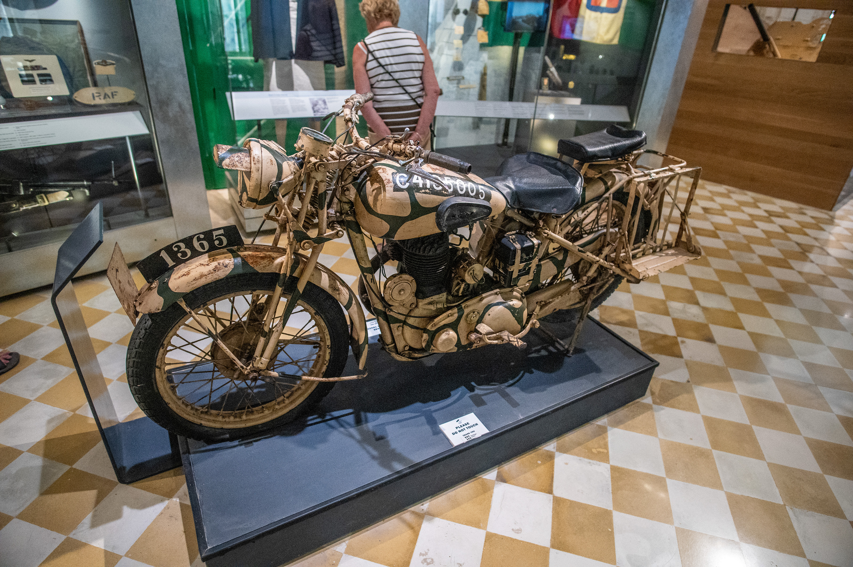 WWII vintage motorcycle