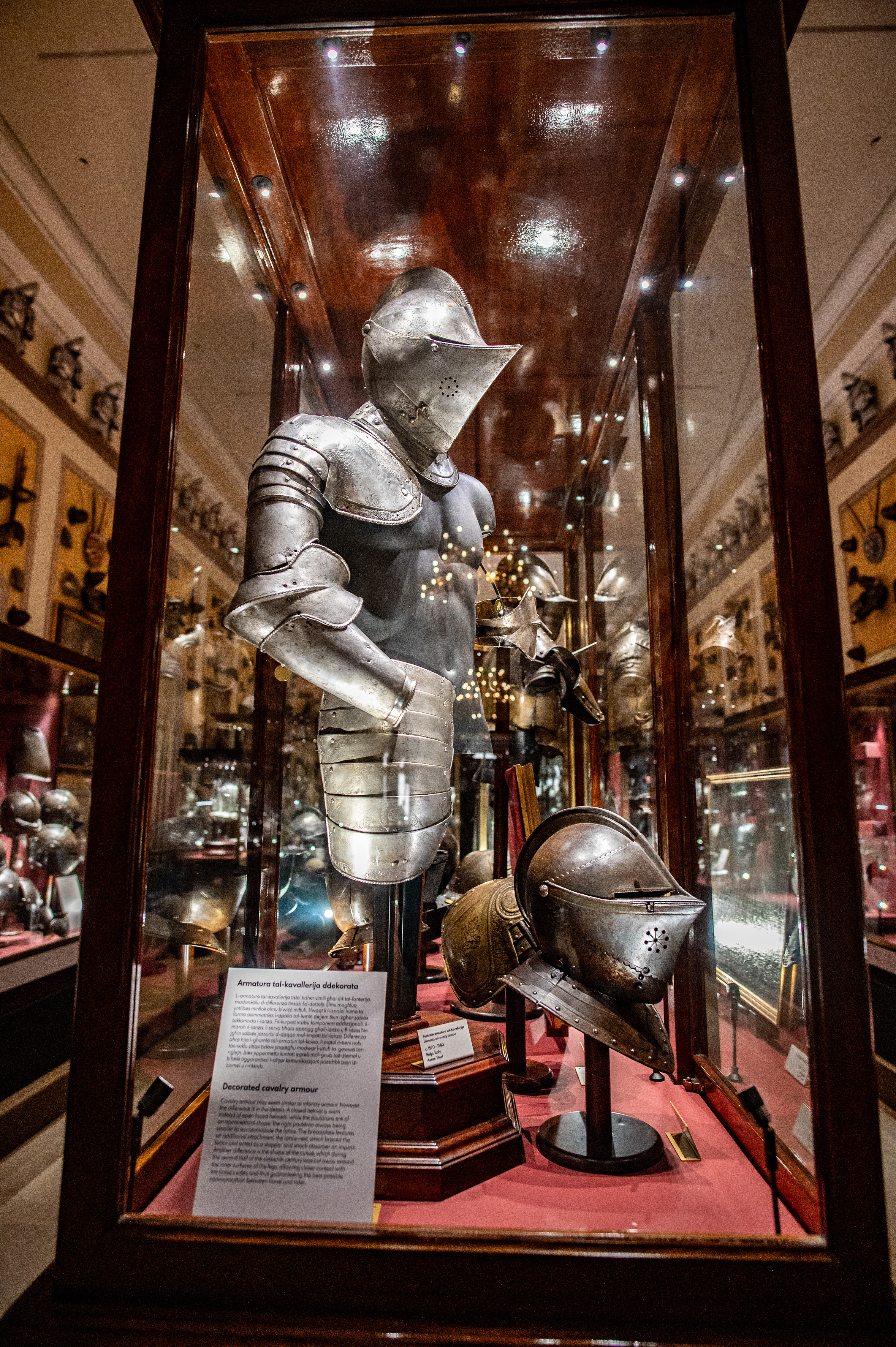 decorated cavalry armor