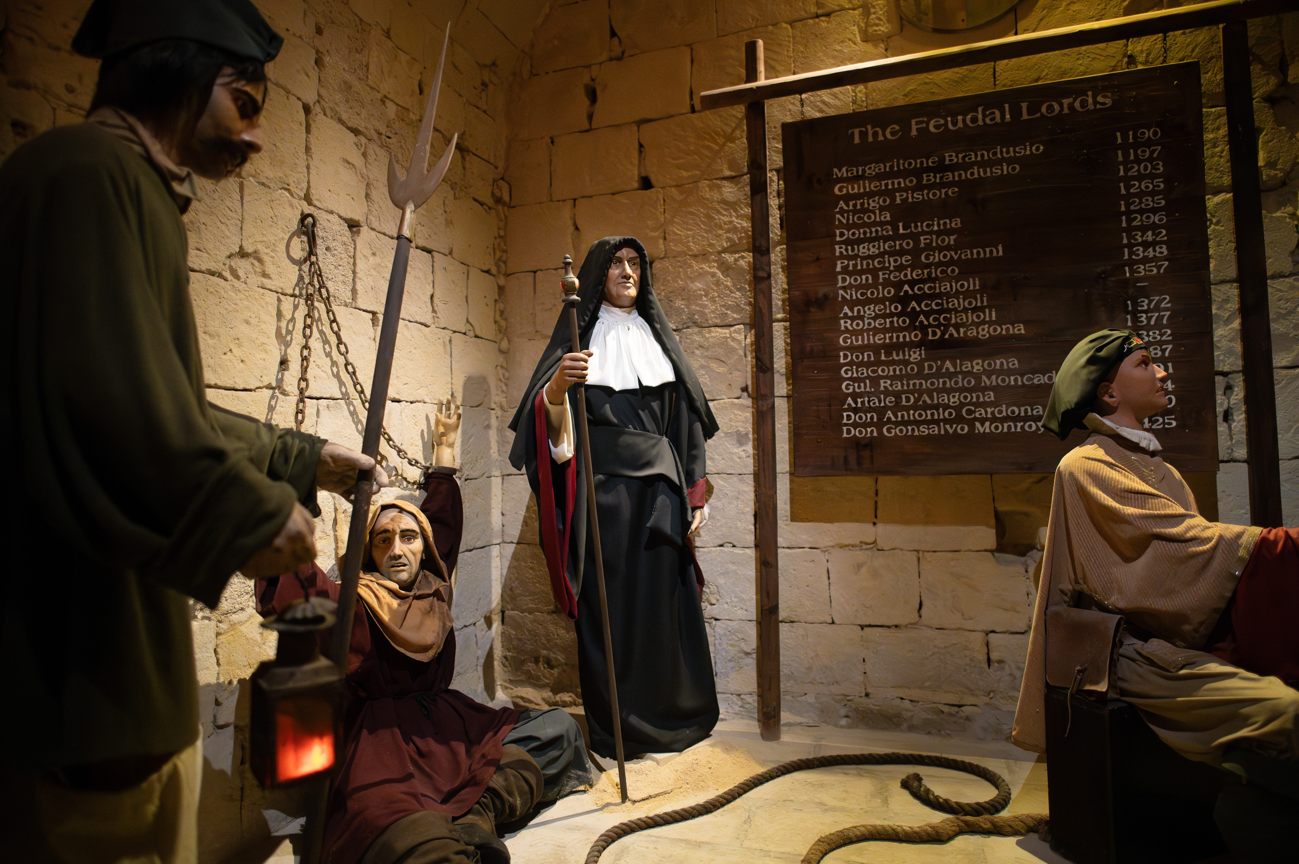 a scene of punishment or torture