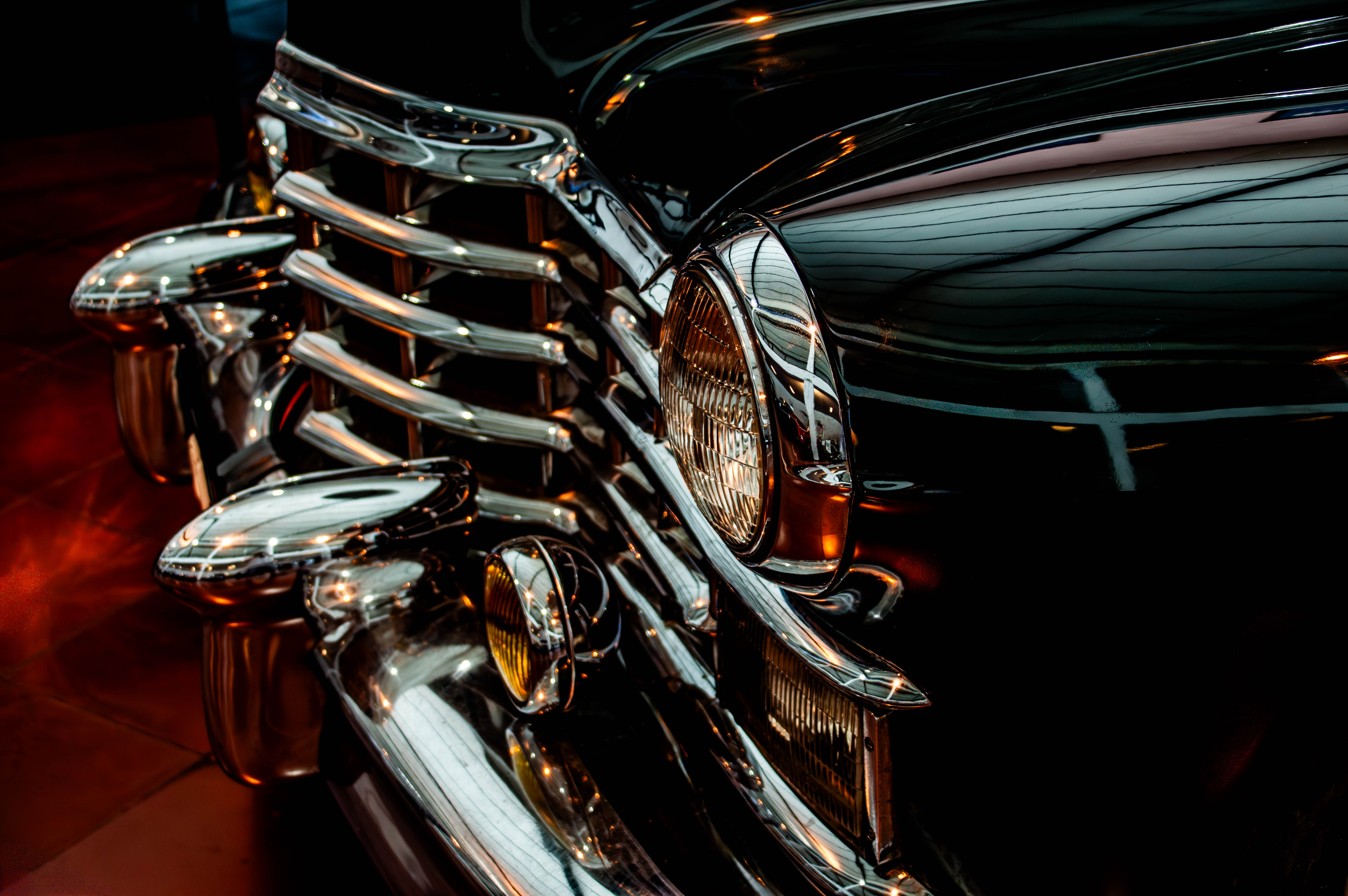 polished chrome detail