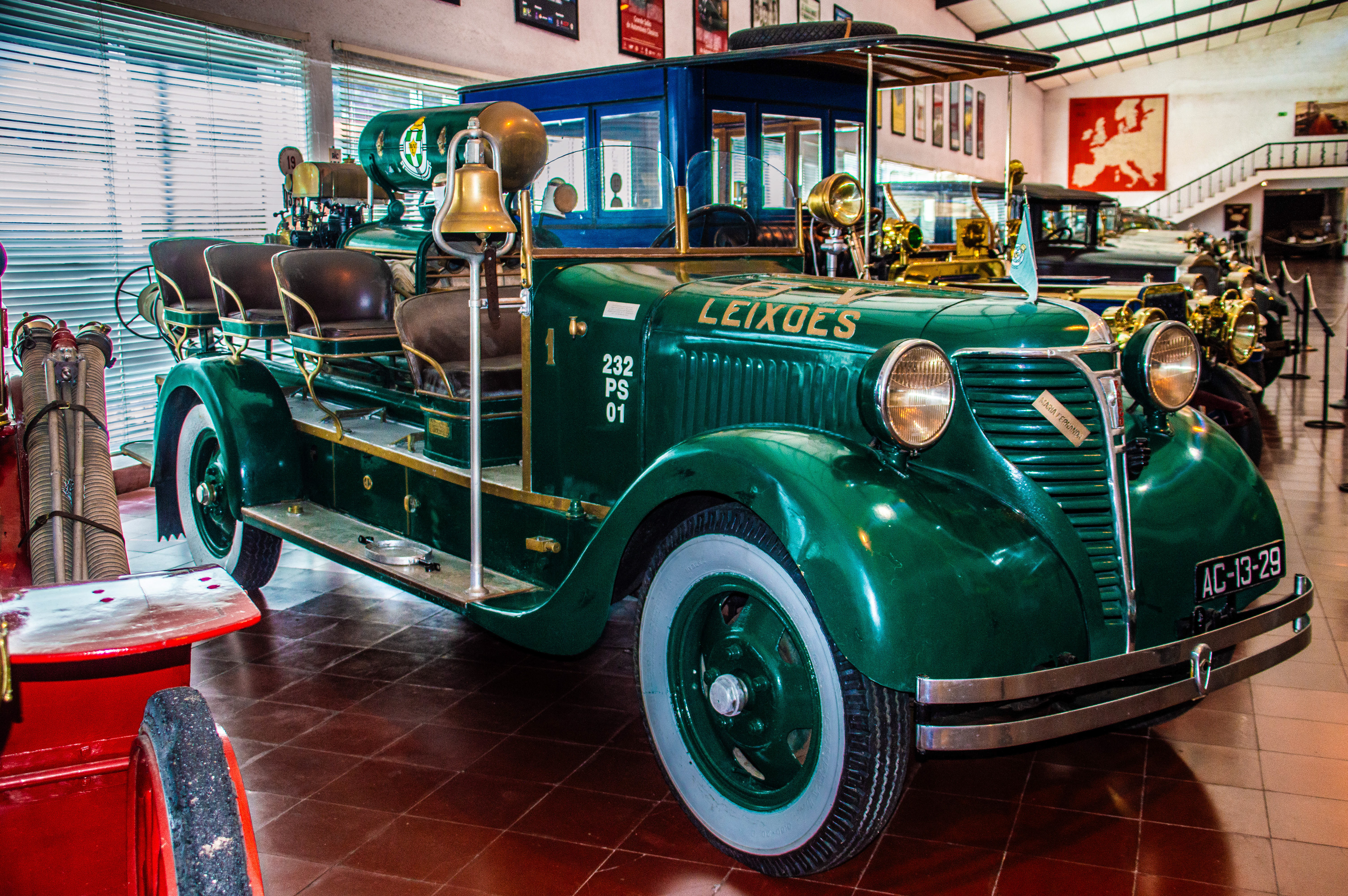 vintage fire truck