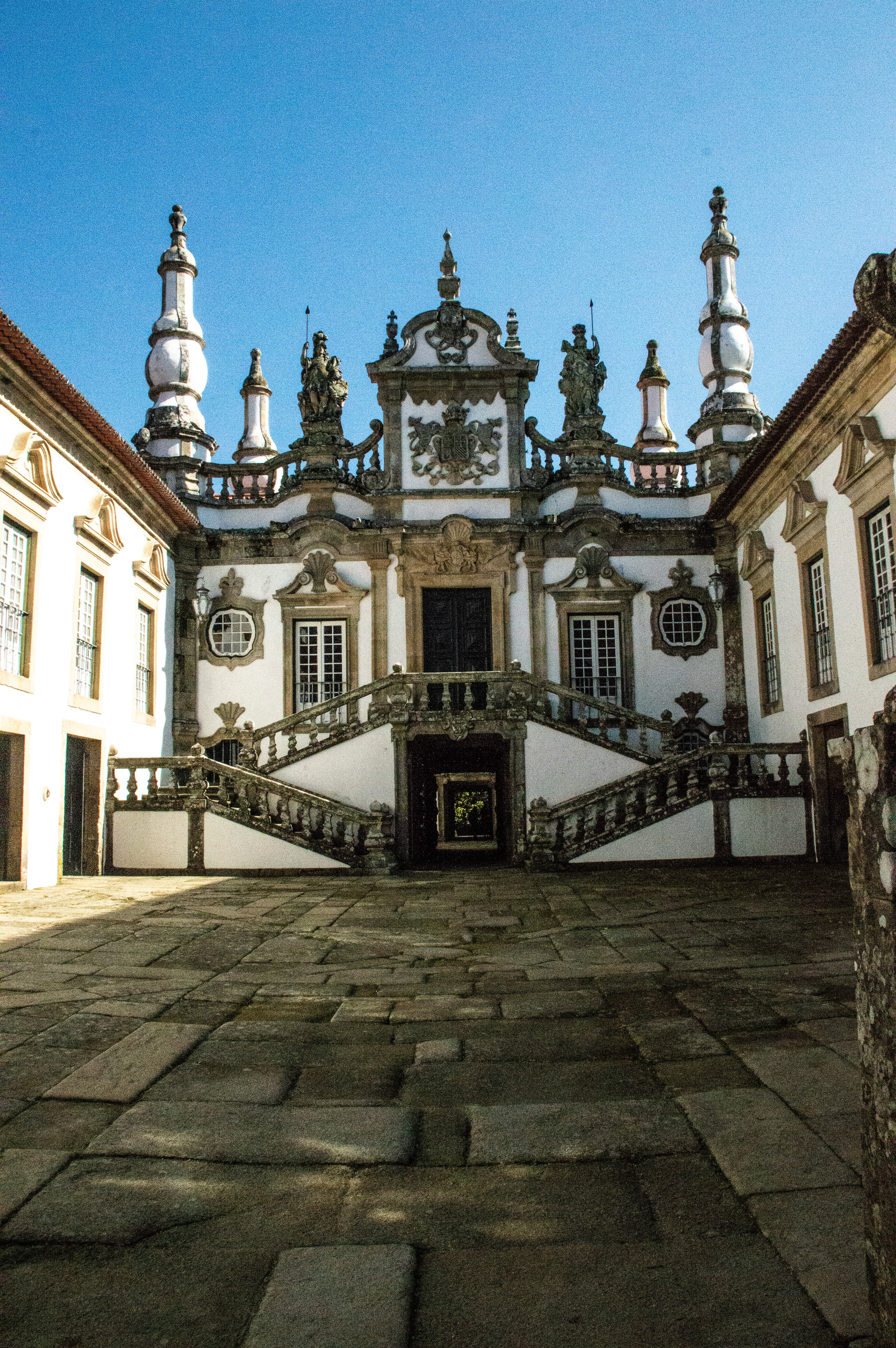 ornate architectural structure with a symmetrical design