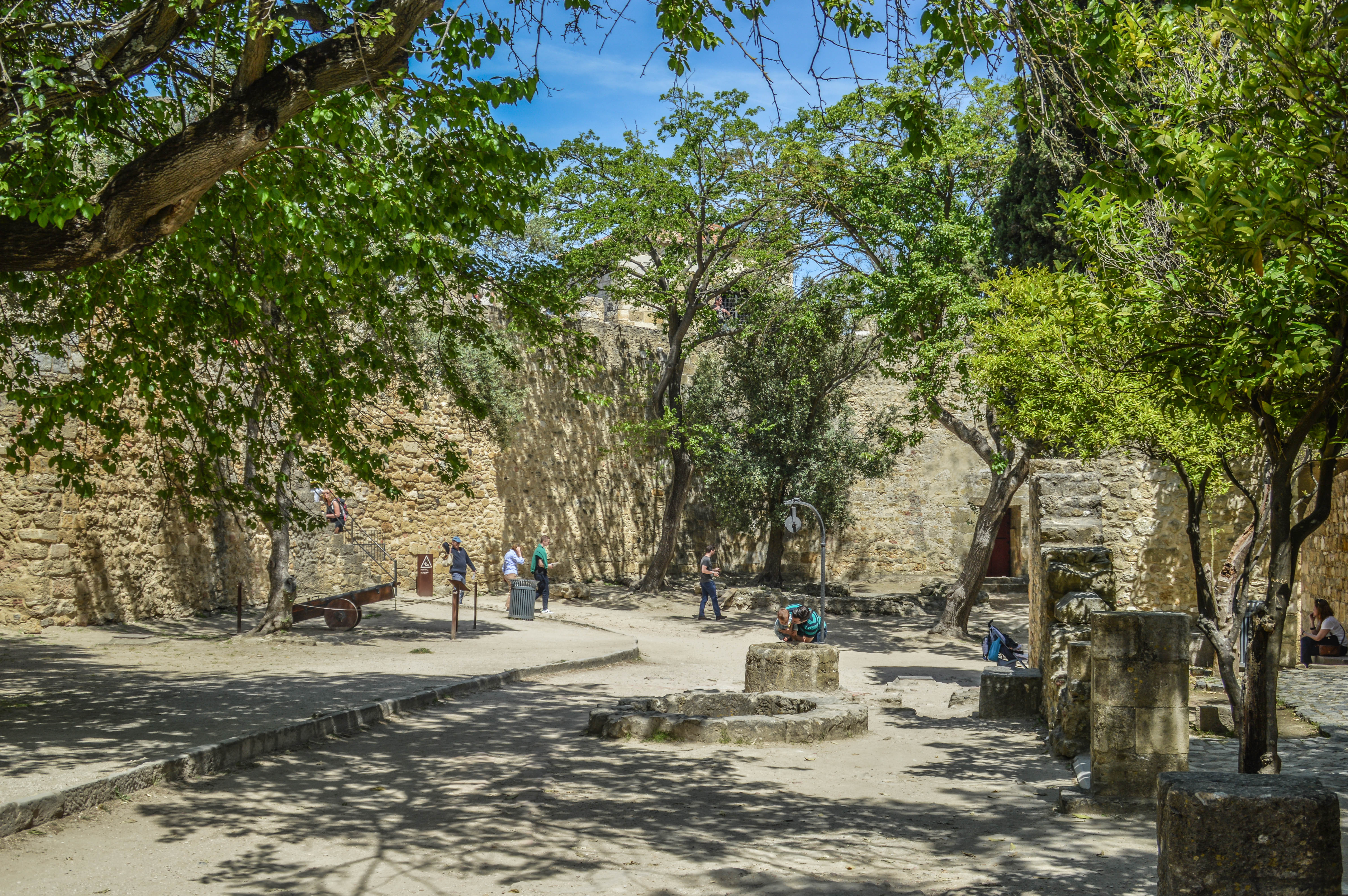 Inside Castelo de São Jorge
