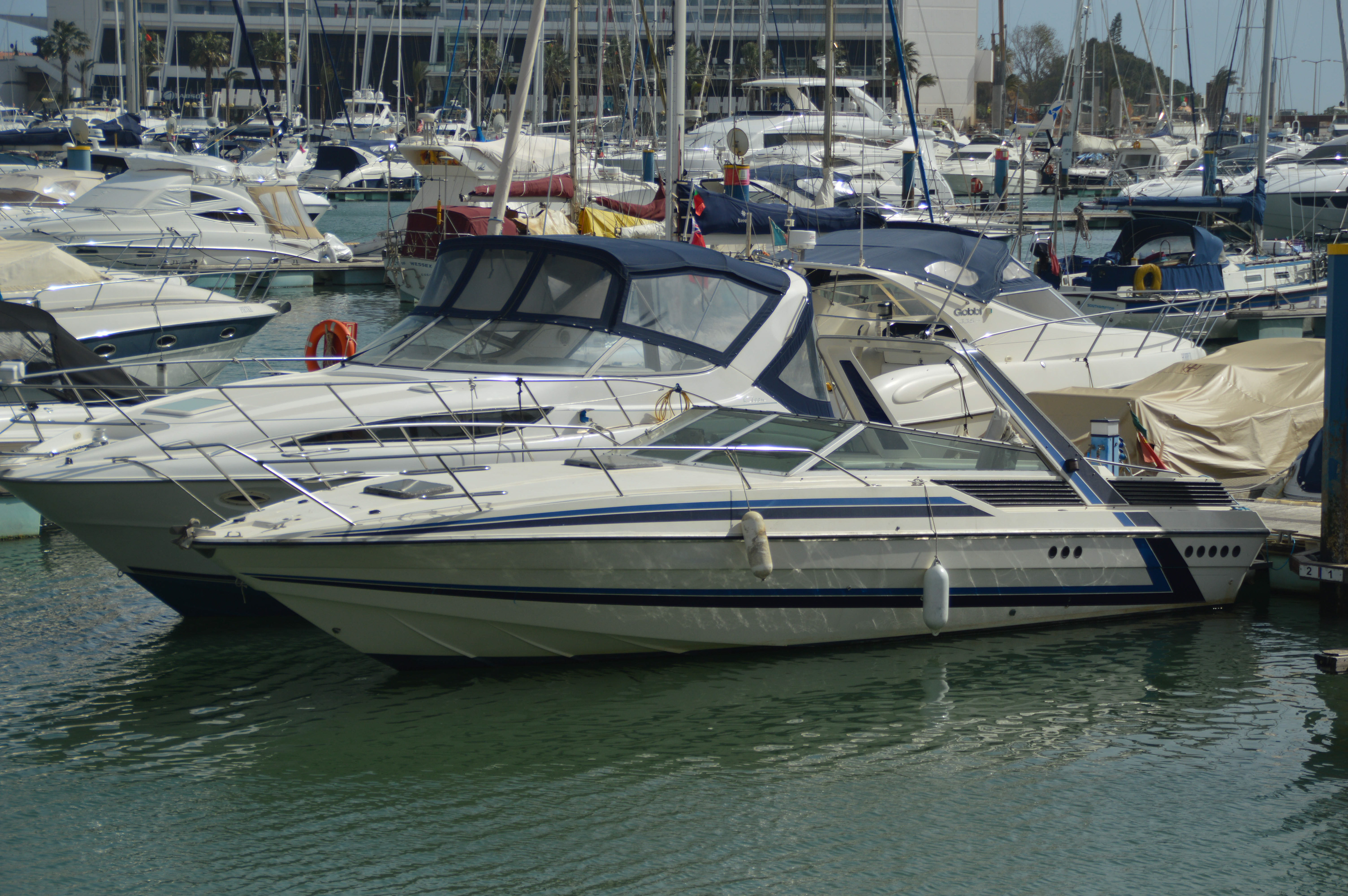 boats and yachts docke