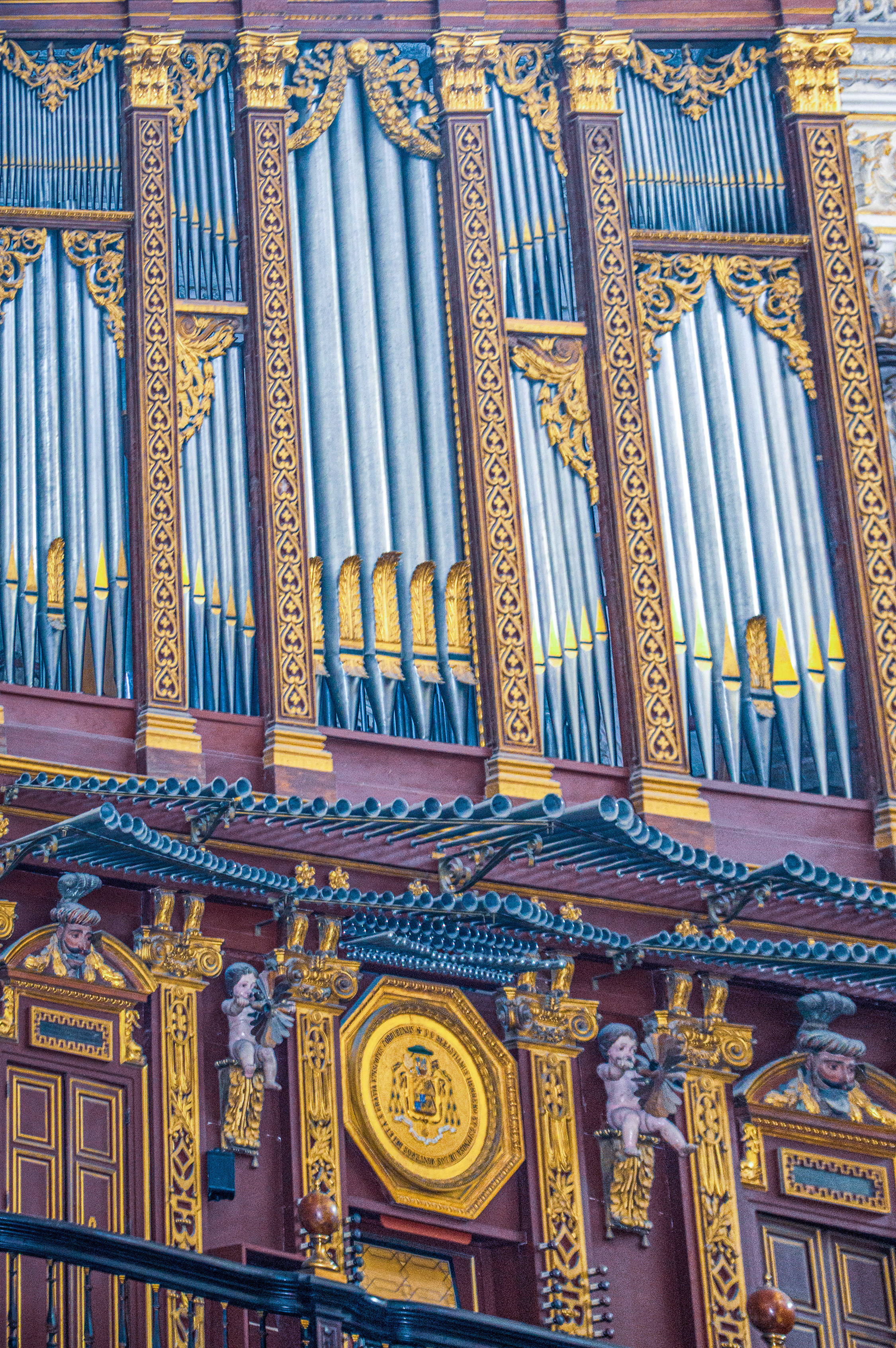 ornate pipe organ