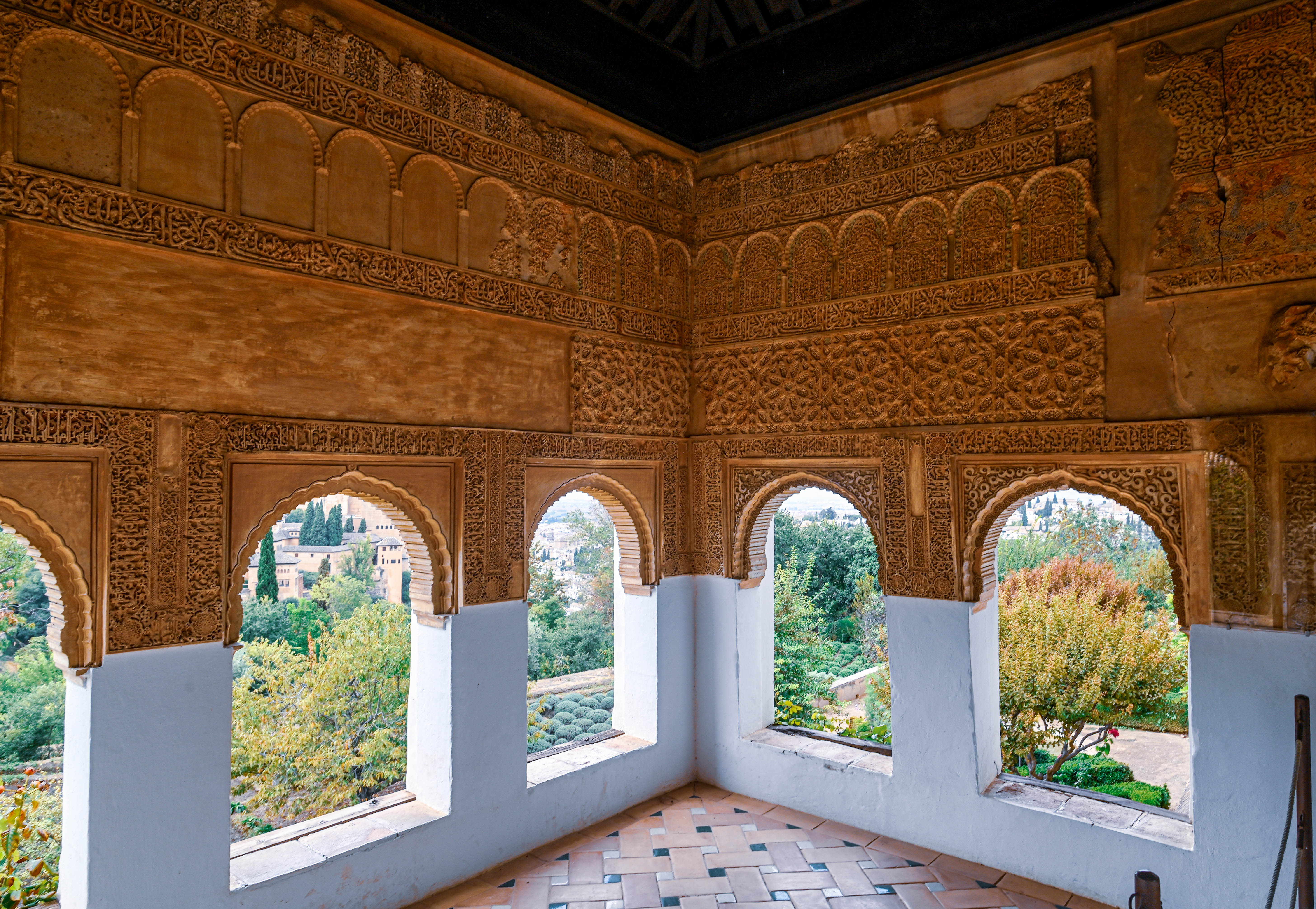 intricately designed room