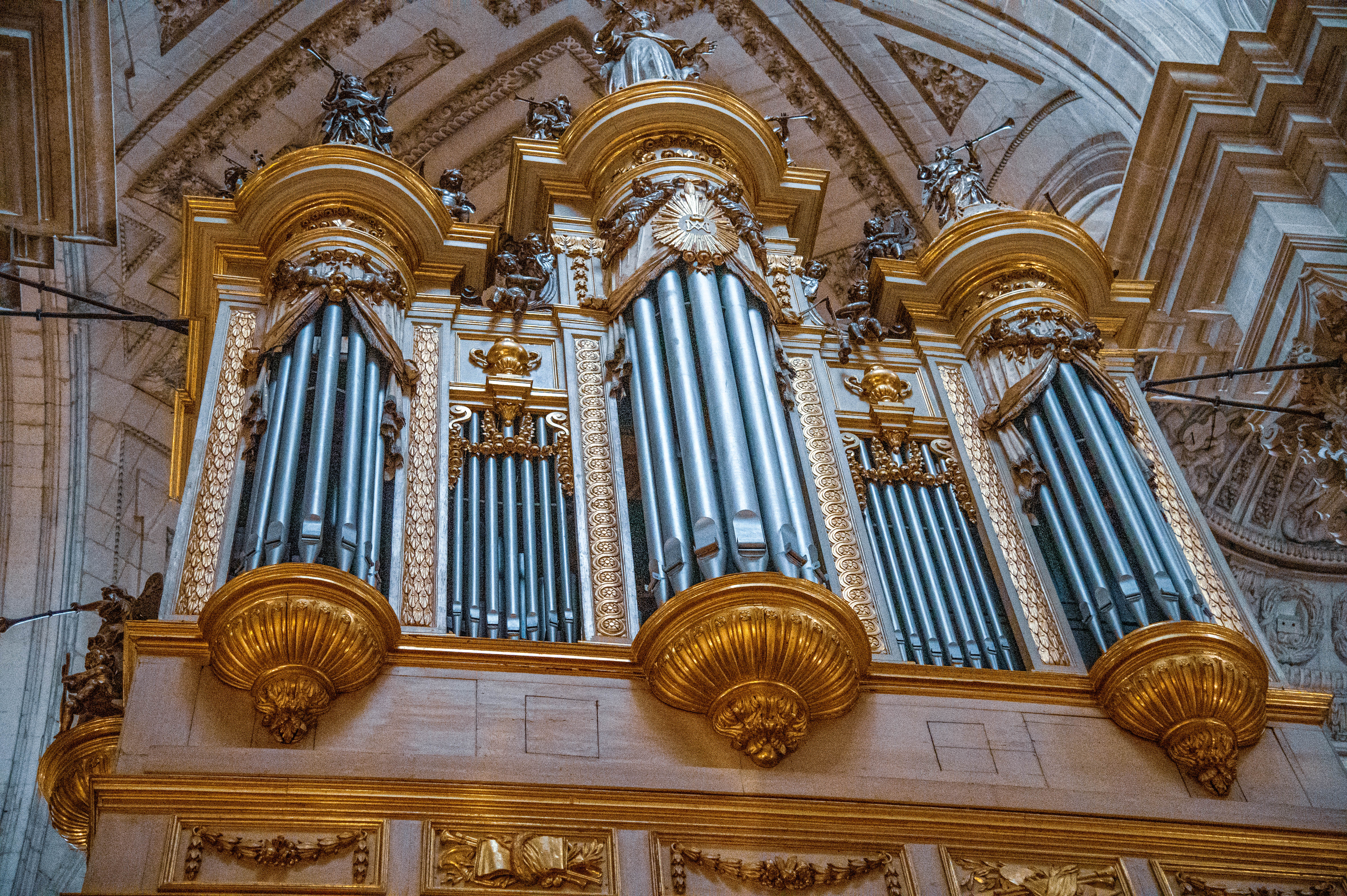 ornate pipe organ