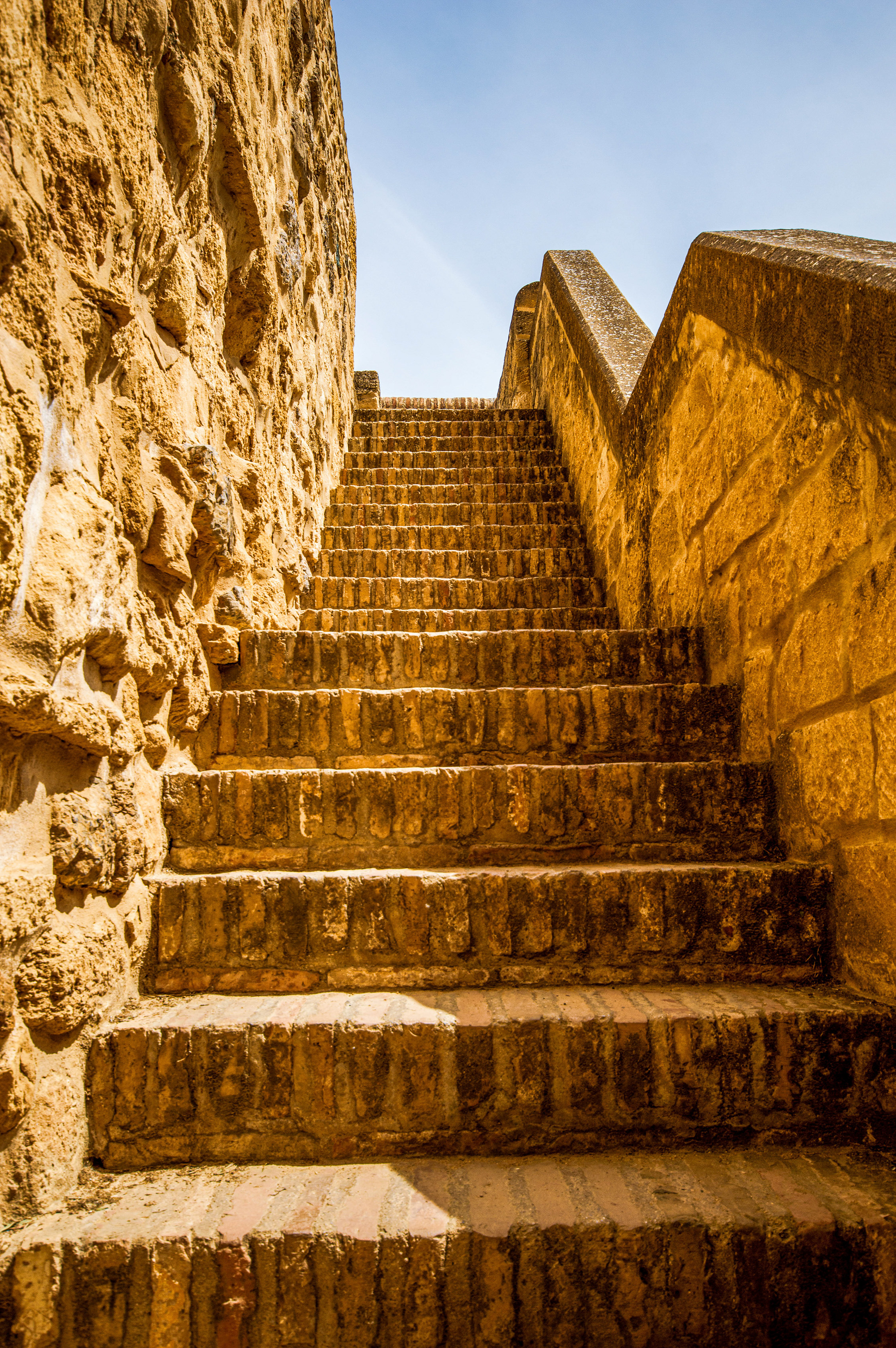 steps to the battlements