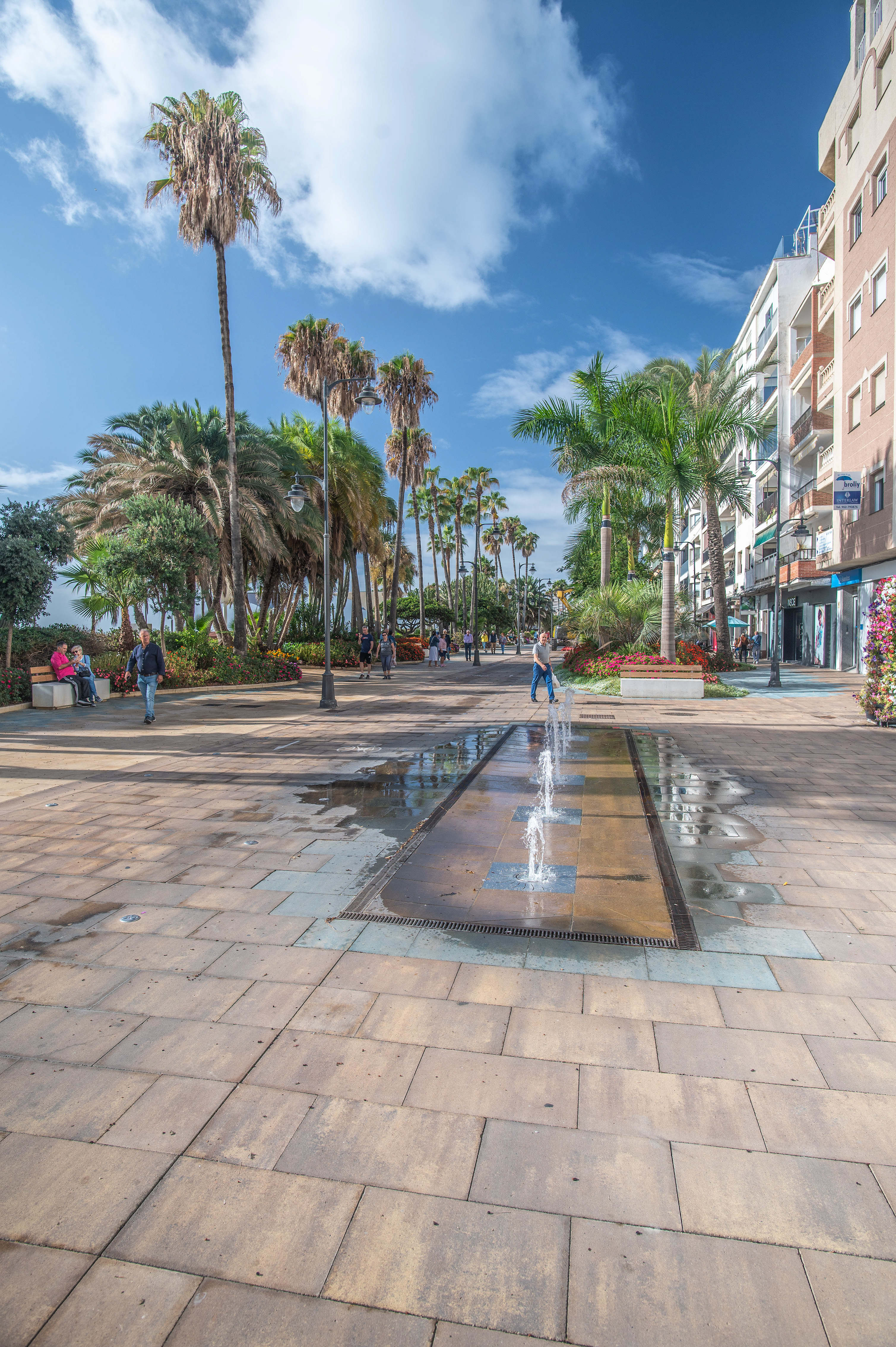 scenic urban promenade