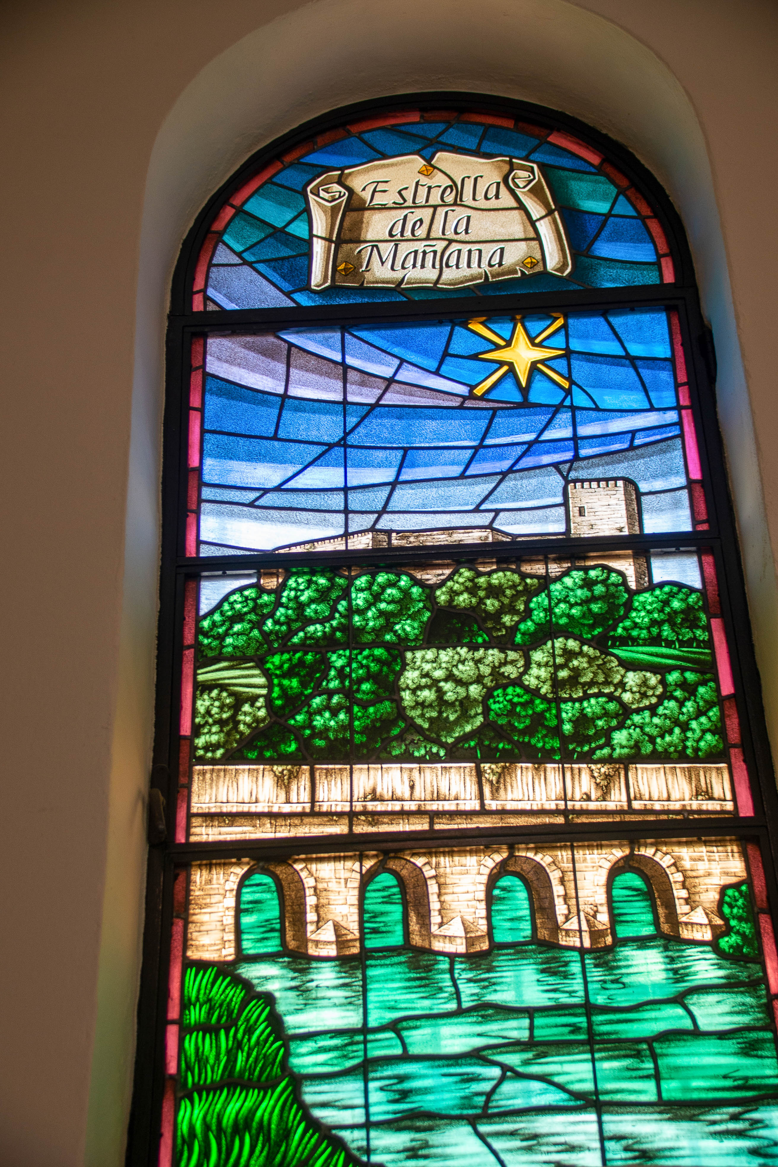 stained glass window