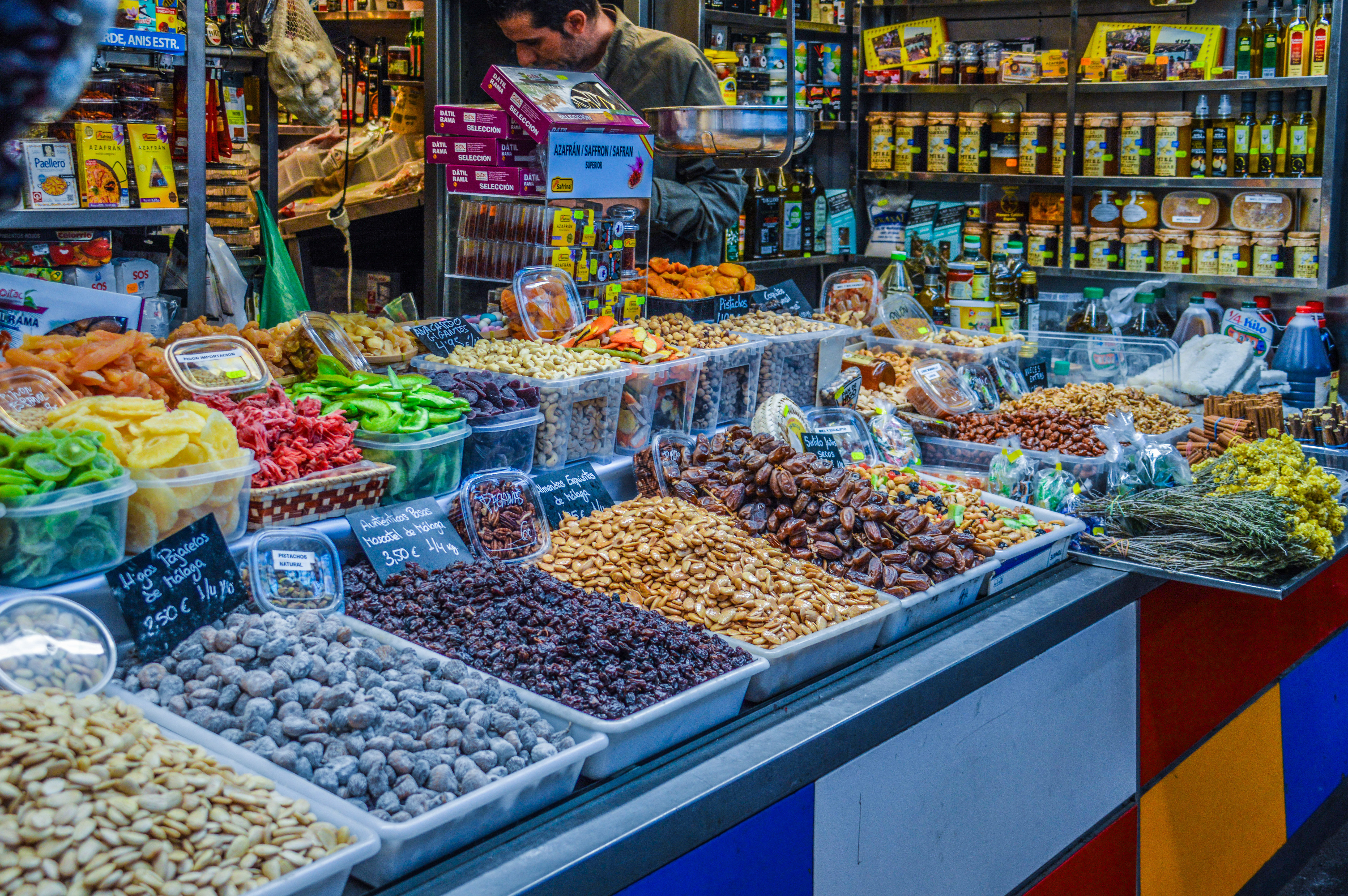 seafood display counter