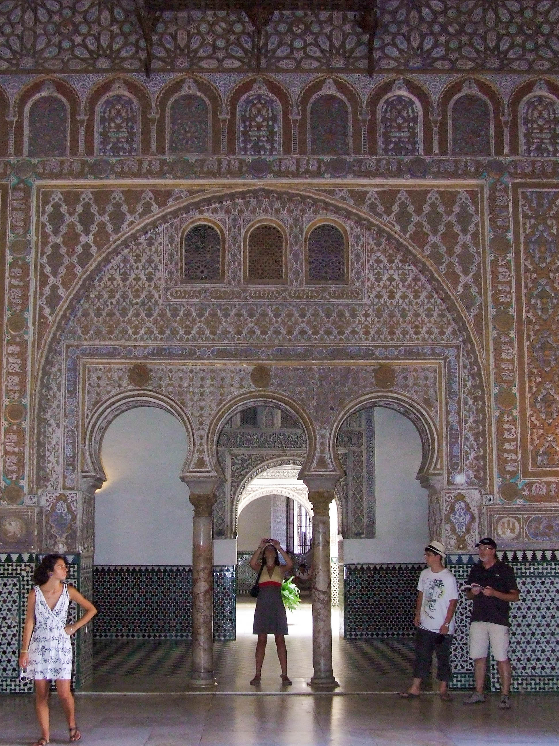 ornately decorated architectural structure