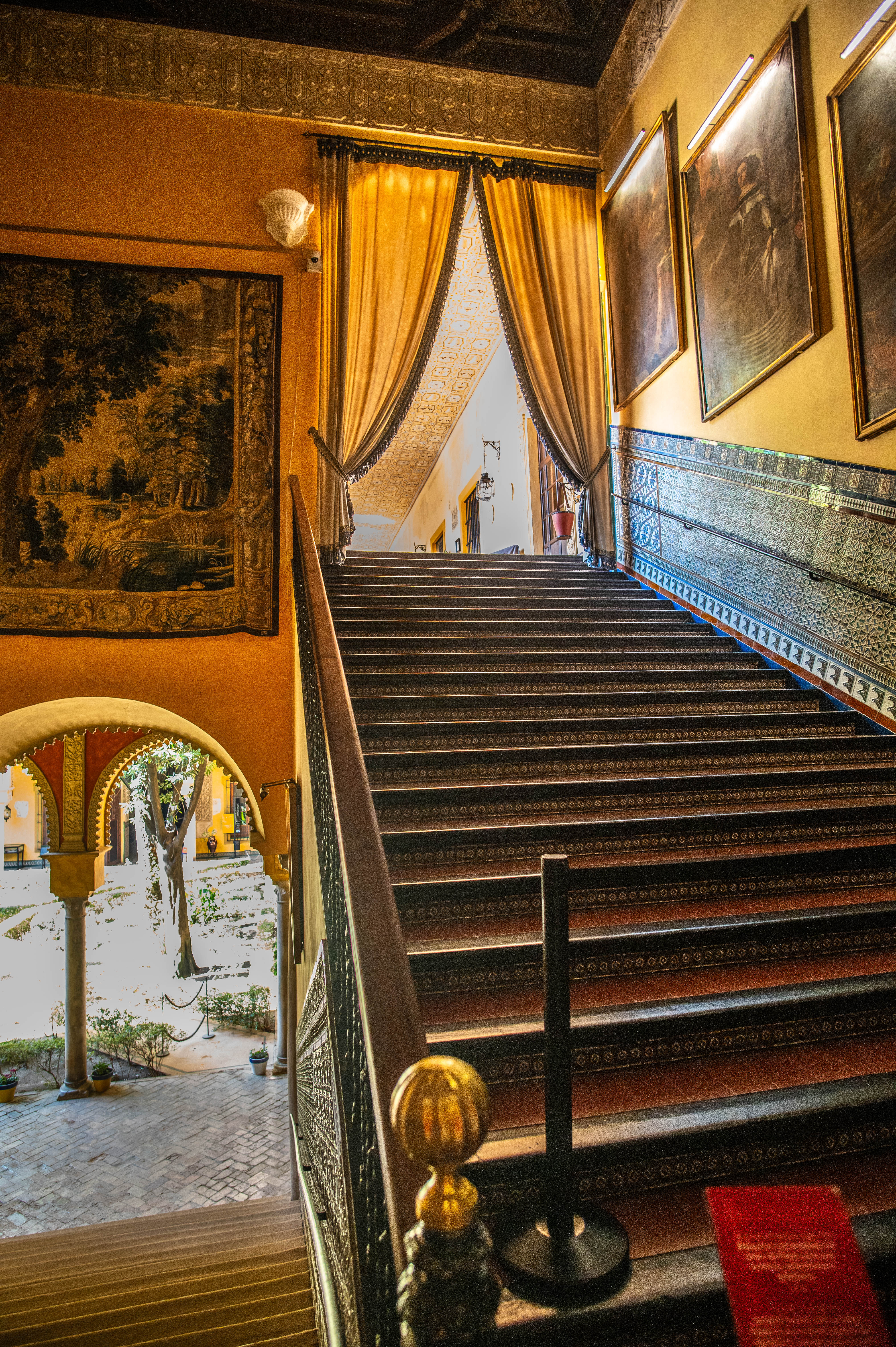 a beautifully designed courtyard