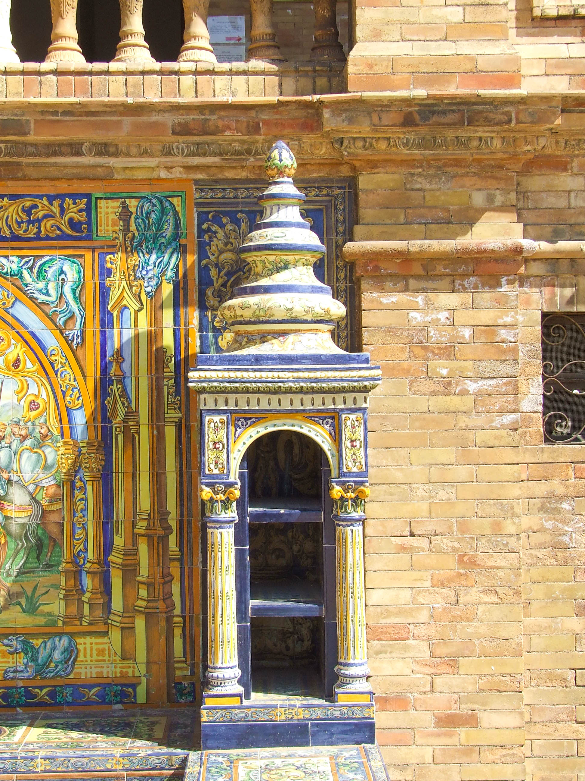 ornate tiles with vibrant colors and elaborate designs