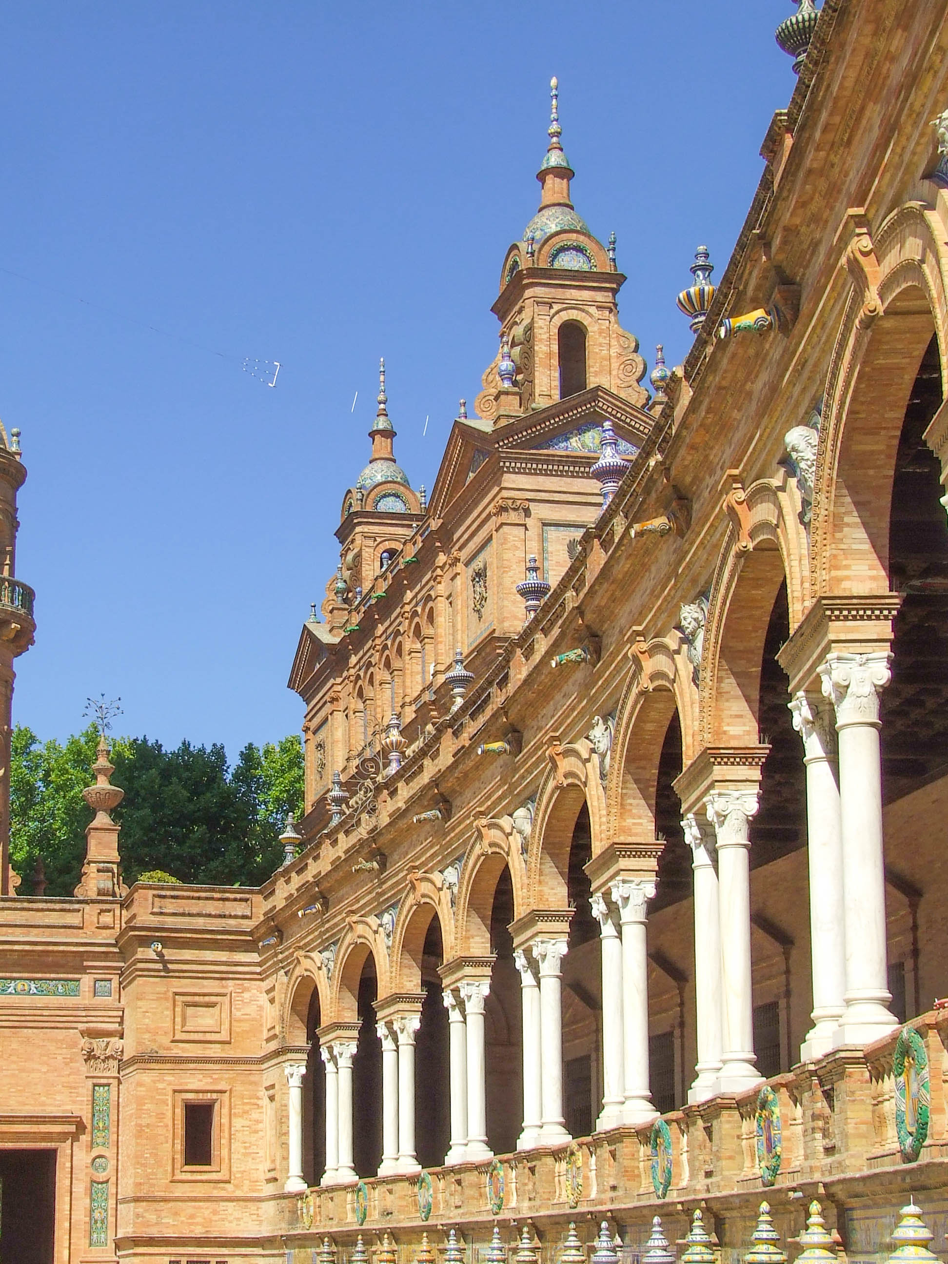 intricate brickwork and decorative elements