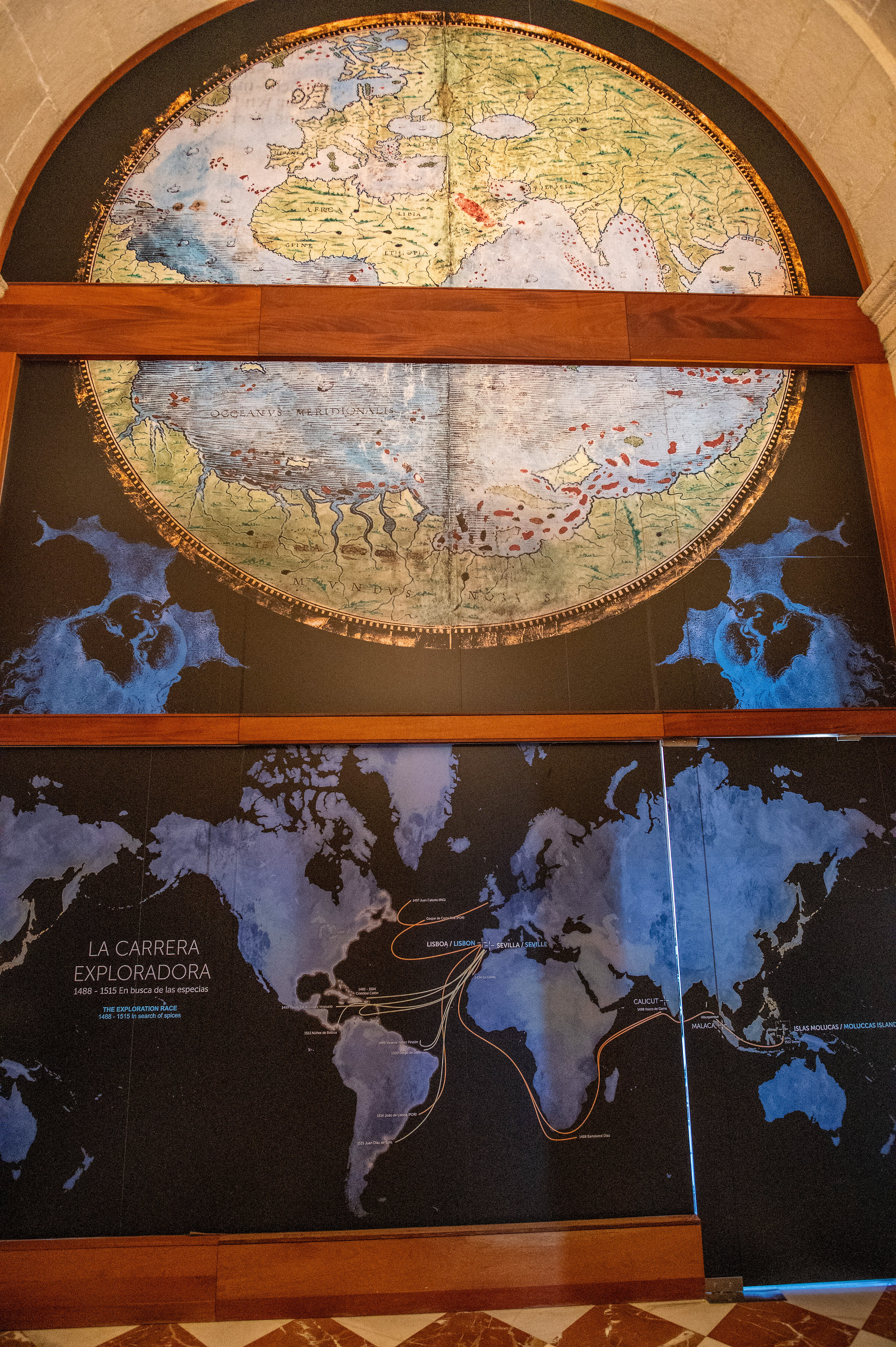 three maps related to historical exploration