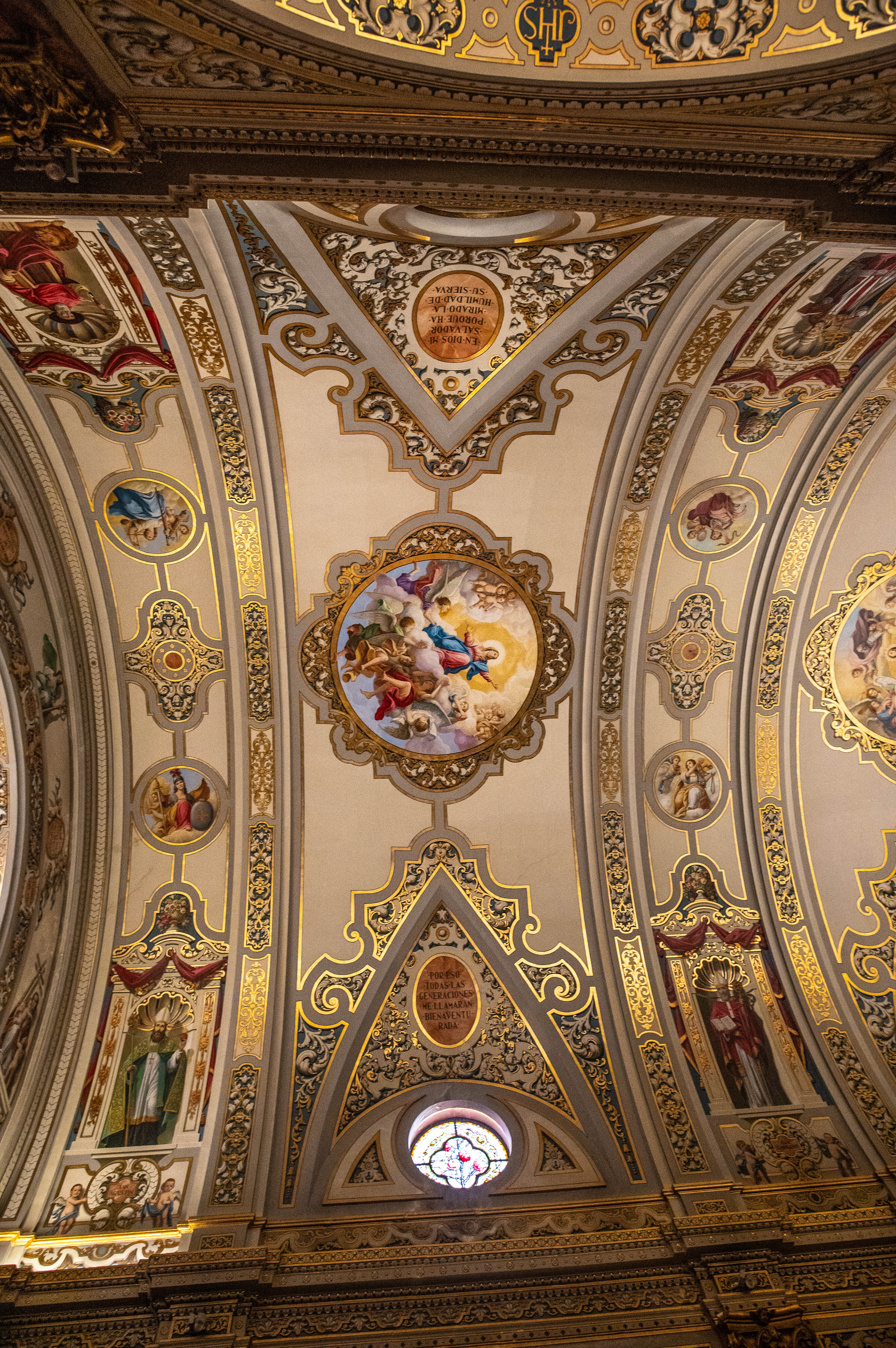 decorated ceiling