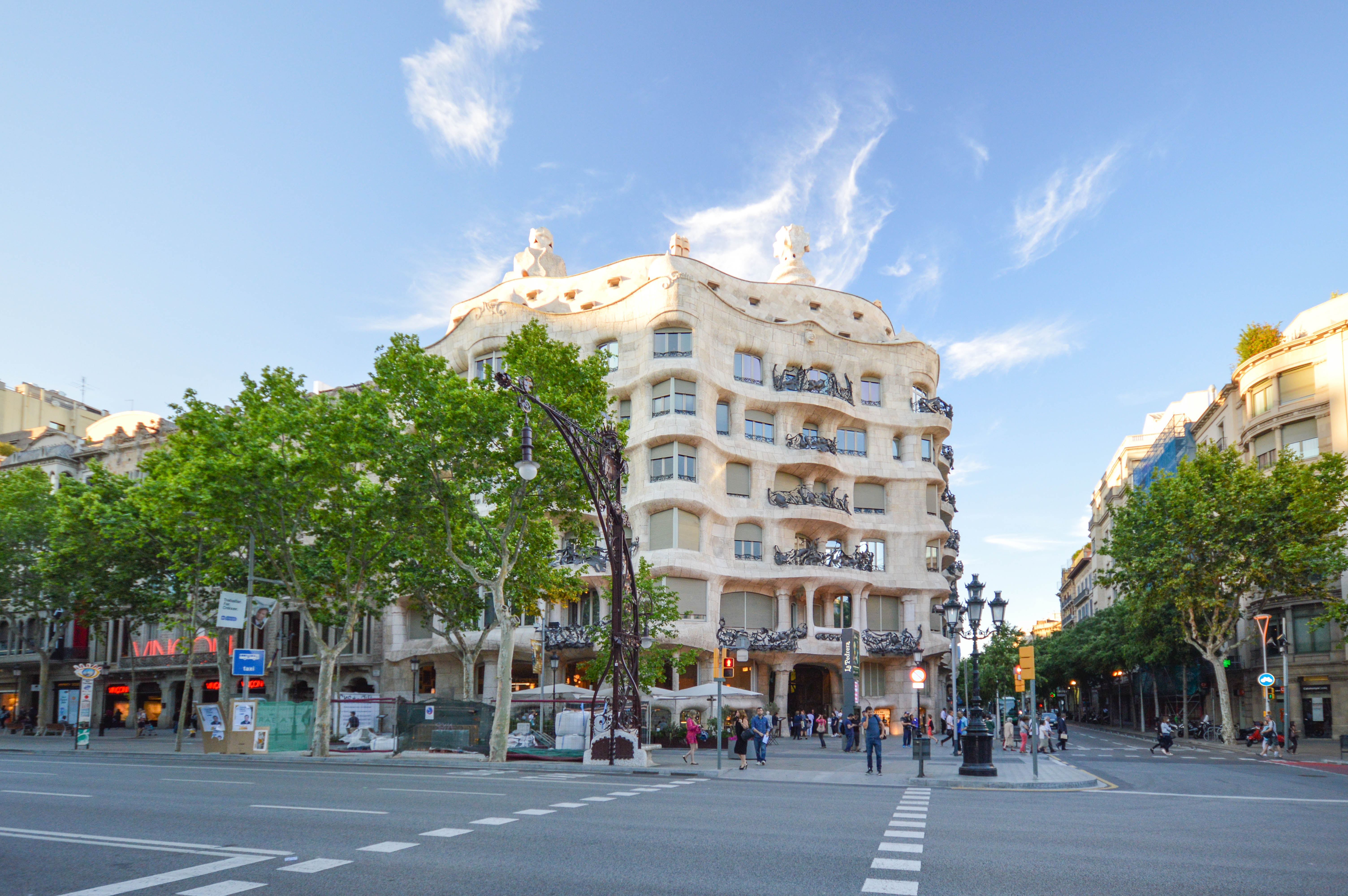 the iconic Casa Milà, also known as La Pedrera