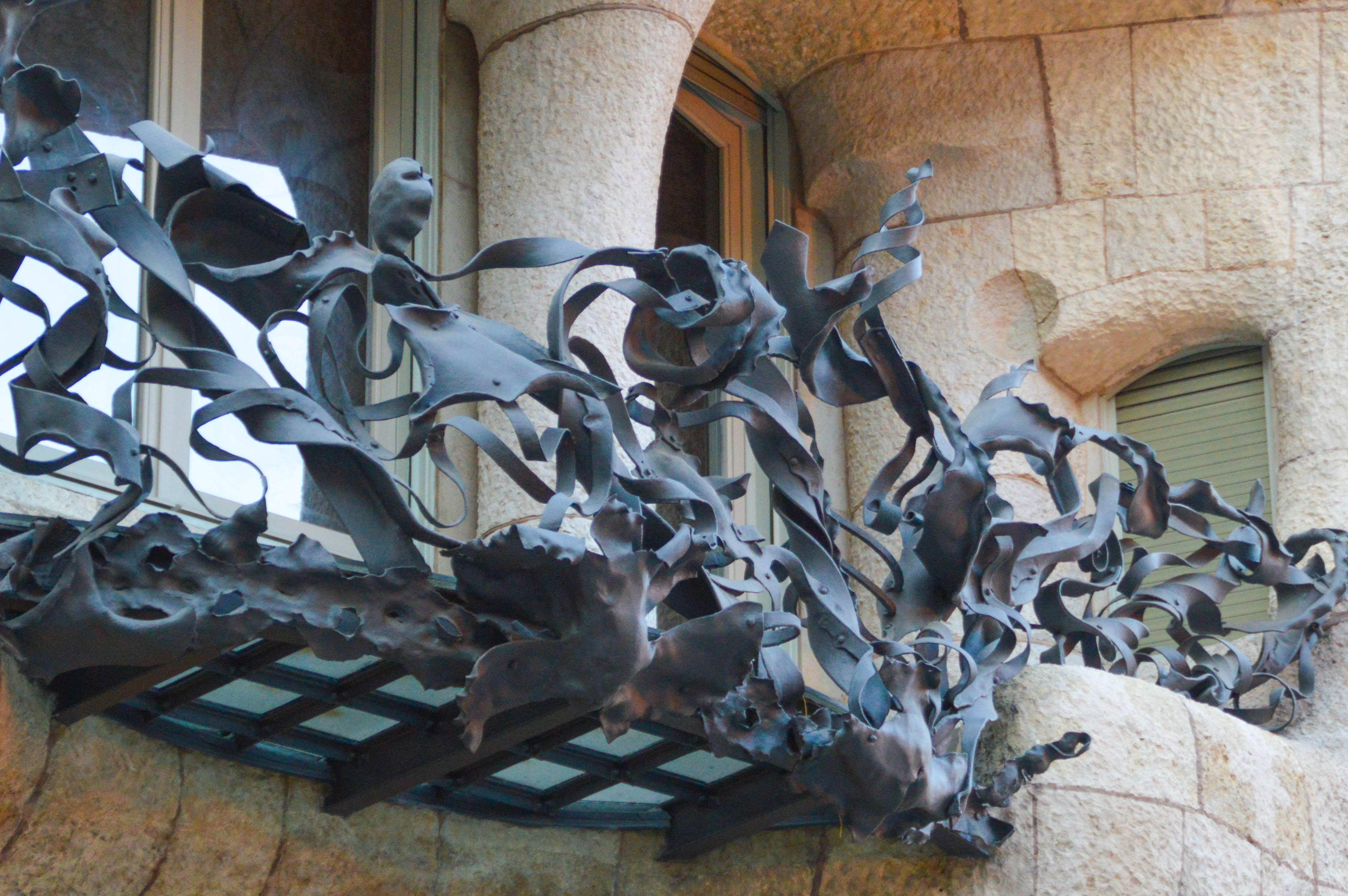 abstract metal sculpture