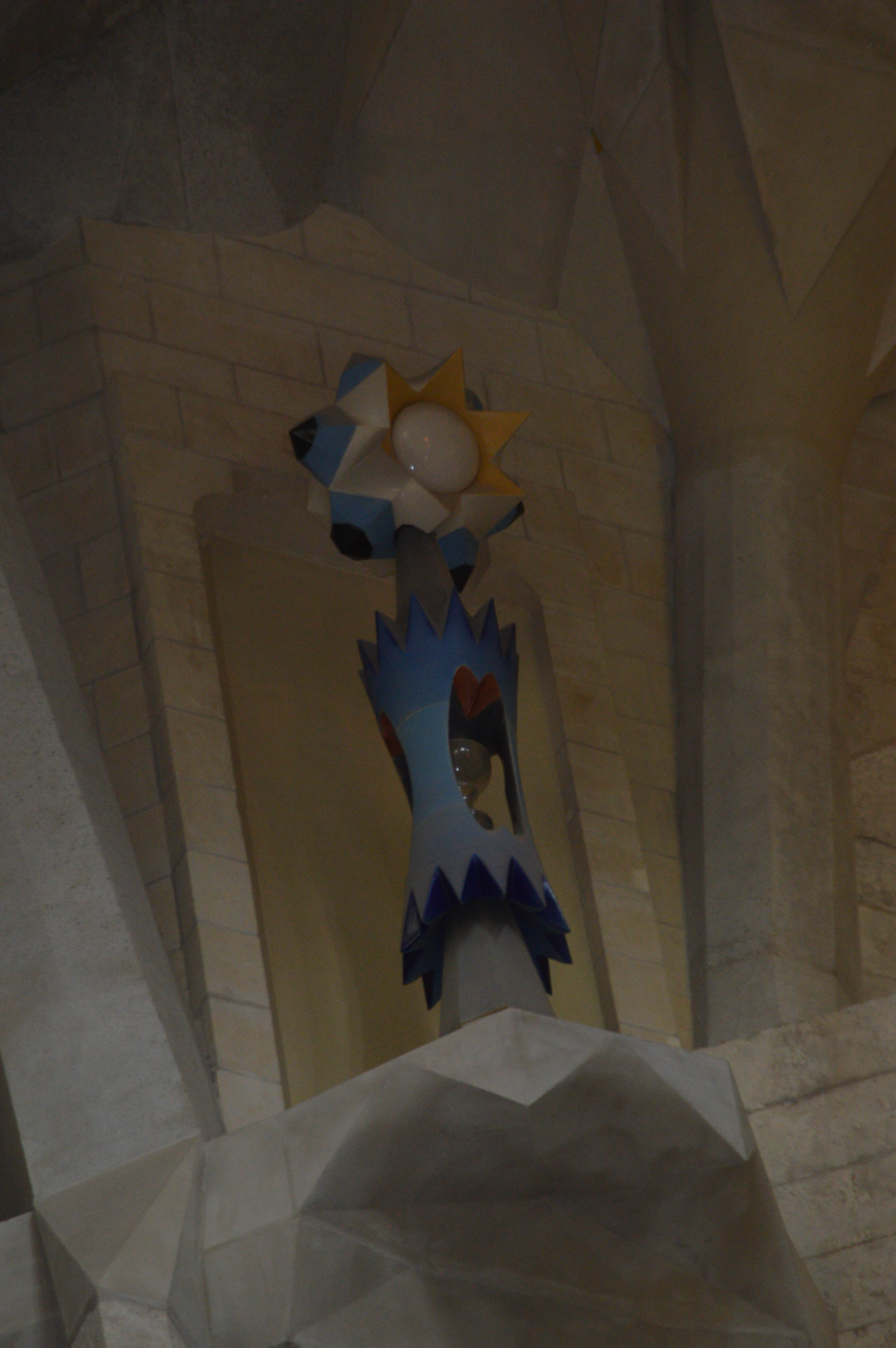 decorative sculpture mounted on a wall