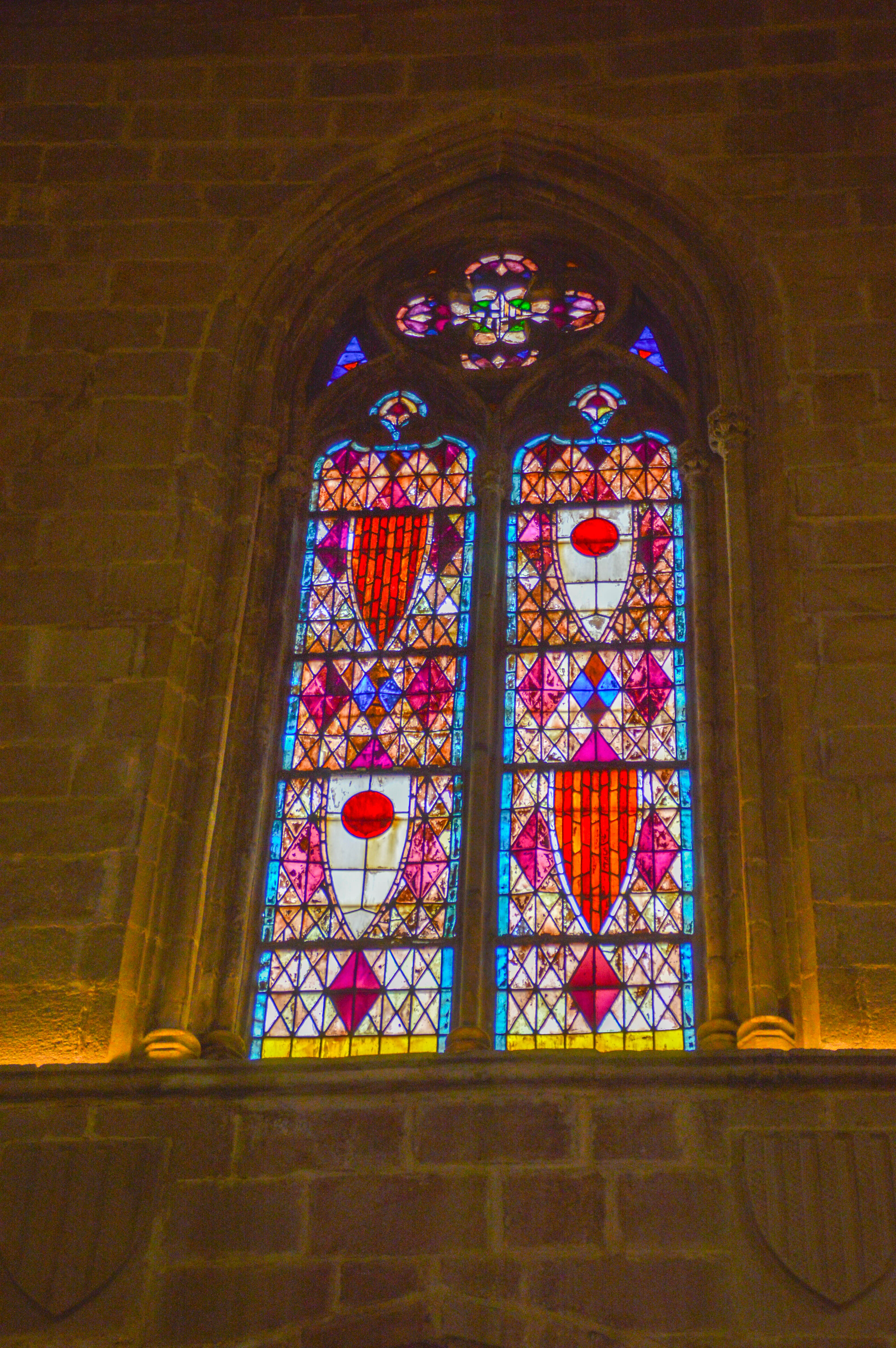 stained glass window