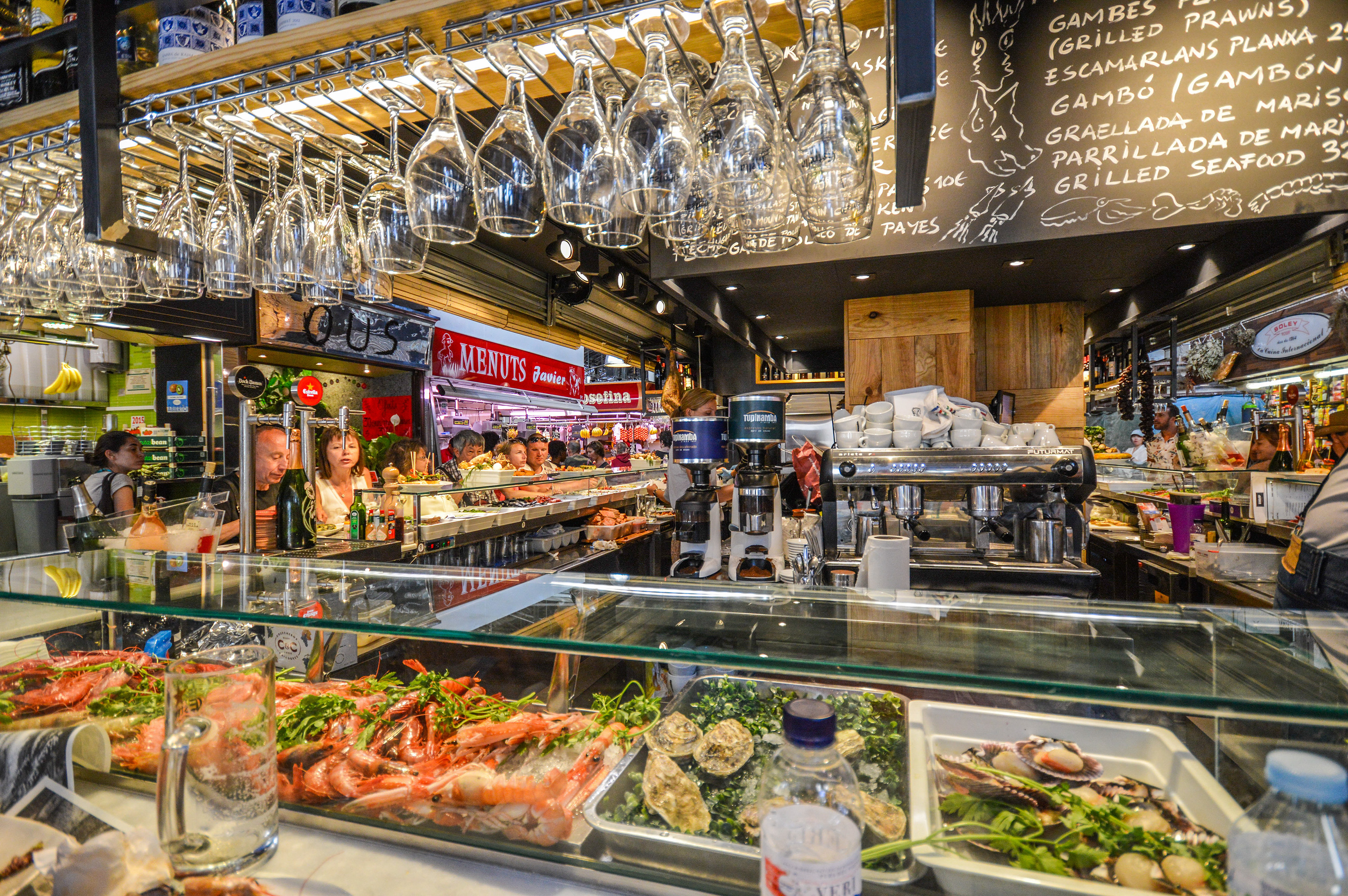 prawns, clams, and other shellfish