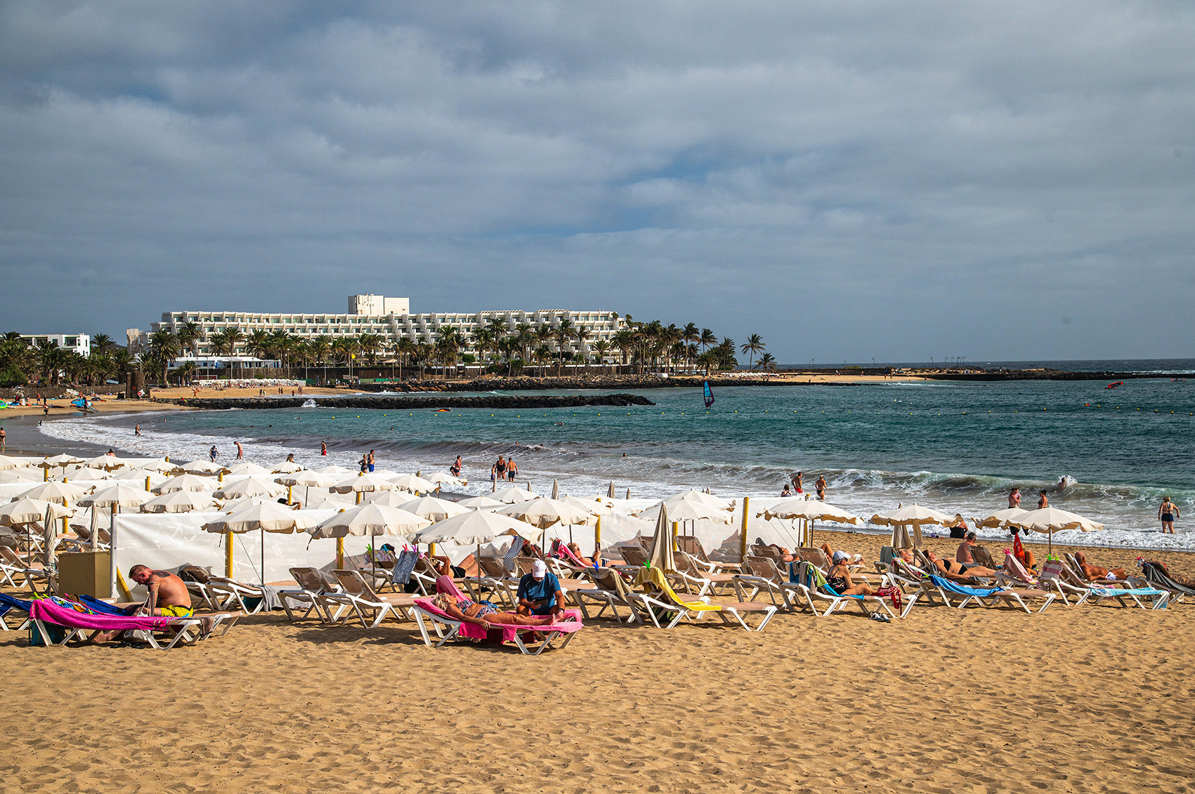 a popular beach destiSpain