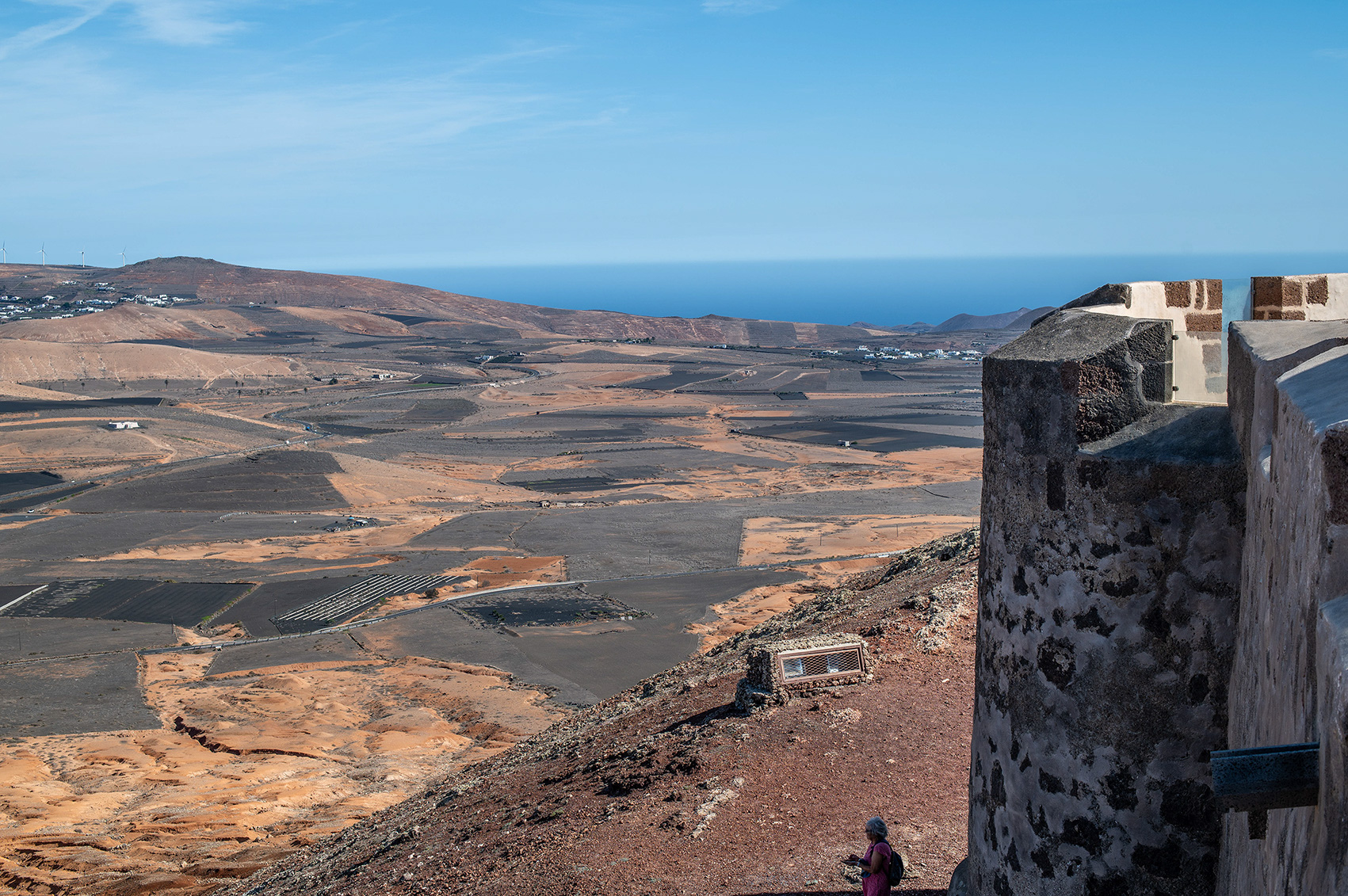 part of an old fort or castle