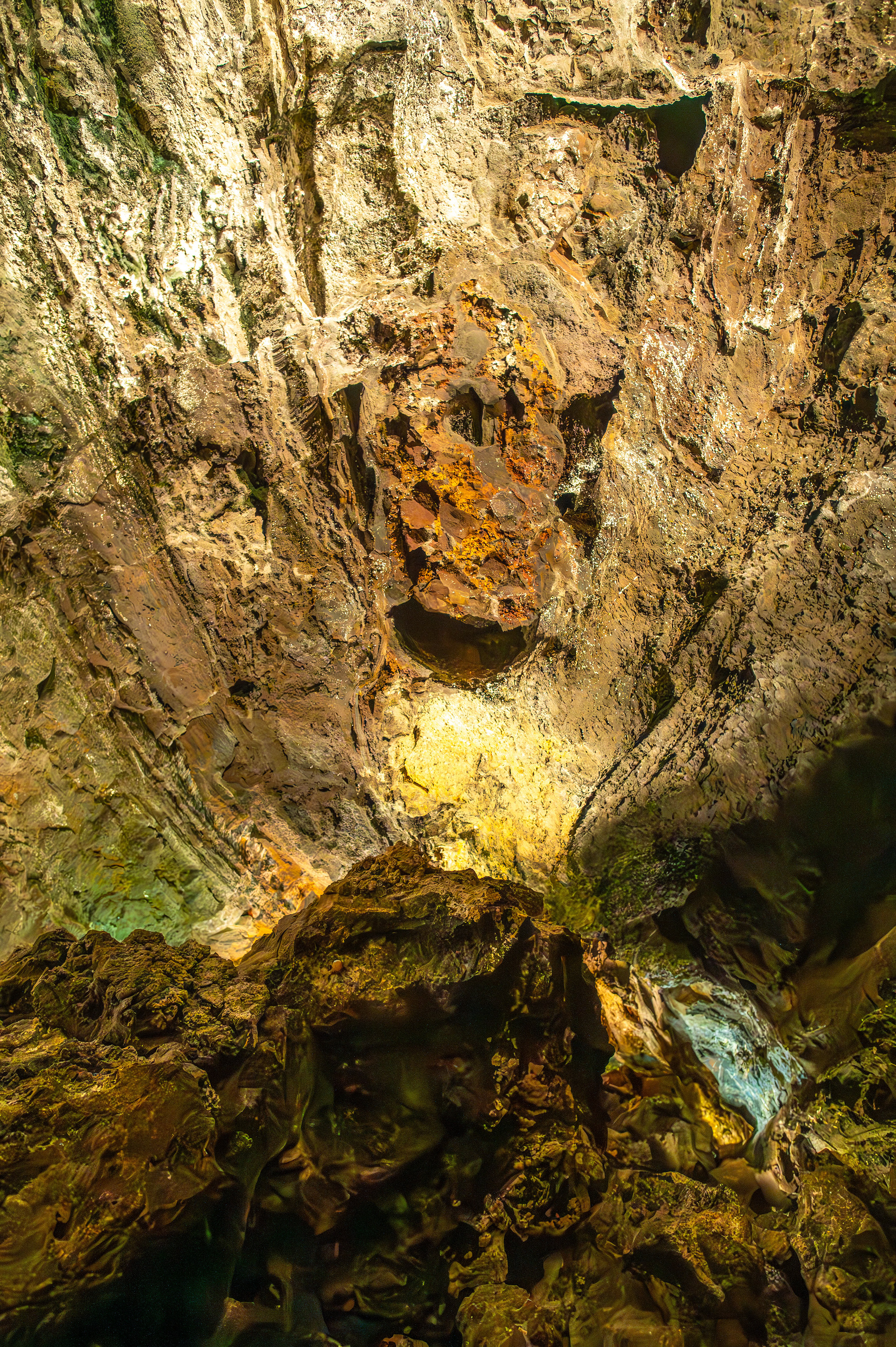 uneven rock surfaces